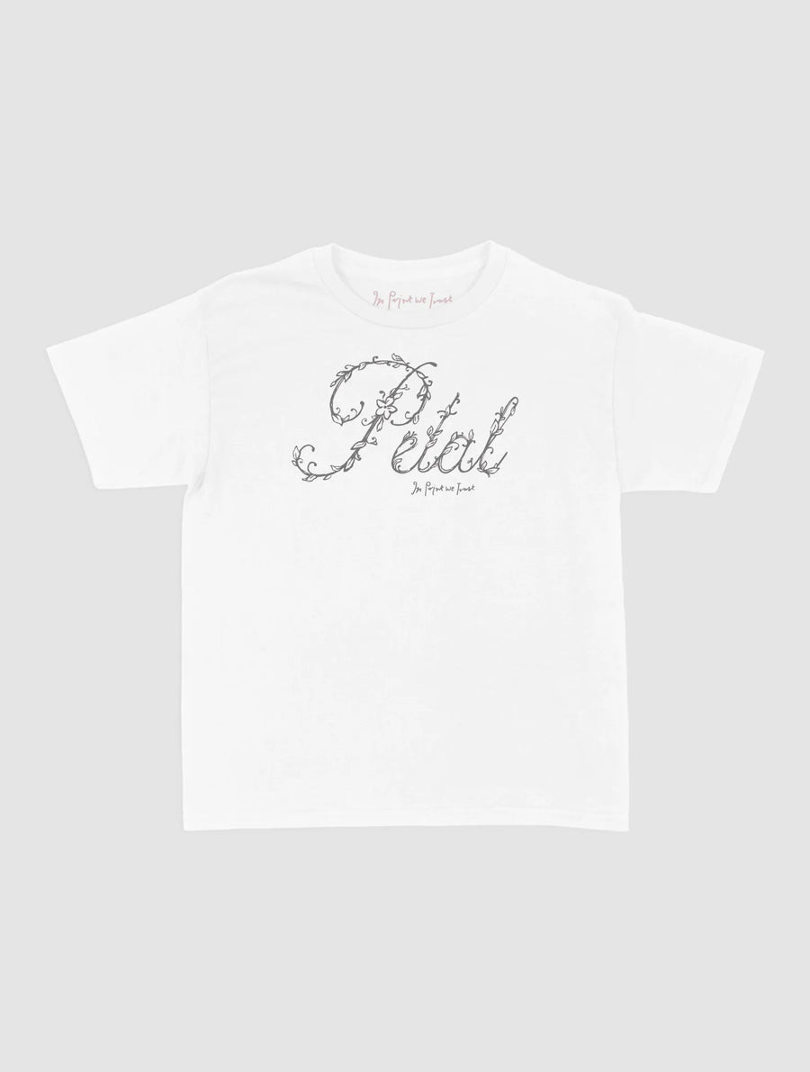 petal baby tee - In Print We Trust