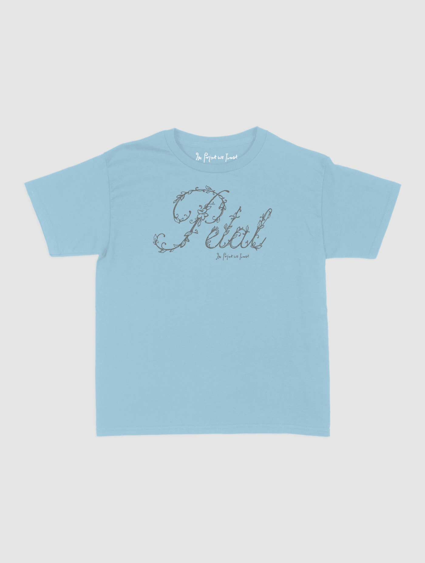 petal baby tee - In Print We Trust