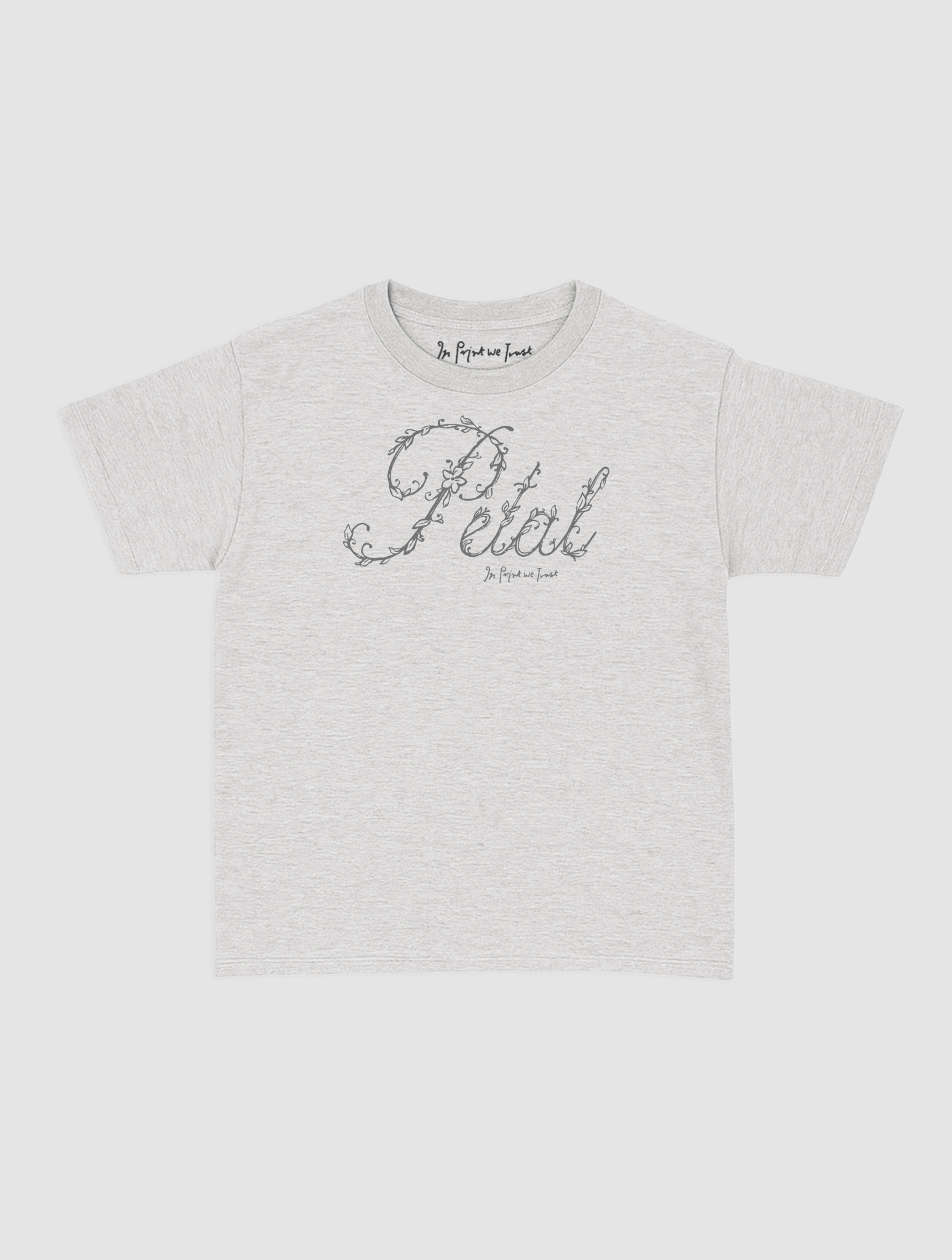 petal baby tee - In Print We Trust
