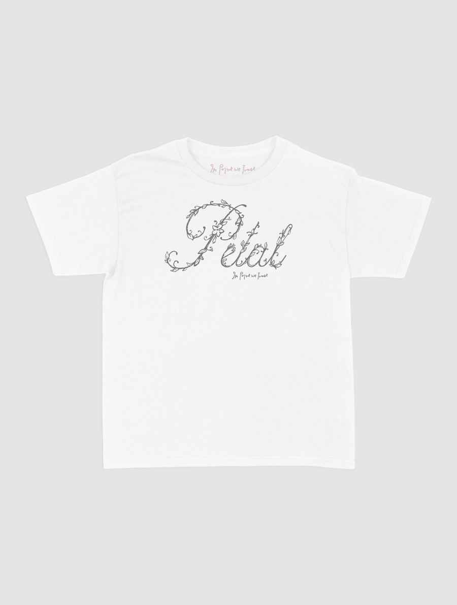petal baby tee - In Print We Trust