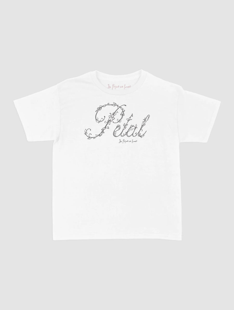 petal baby tee - In Print We Trust