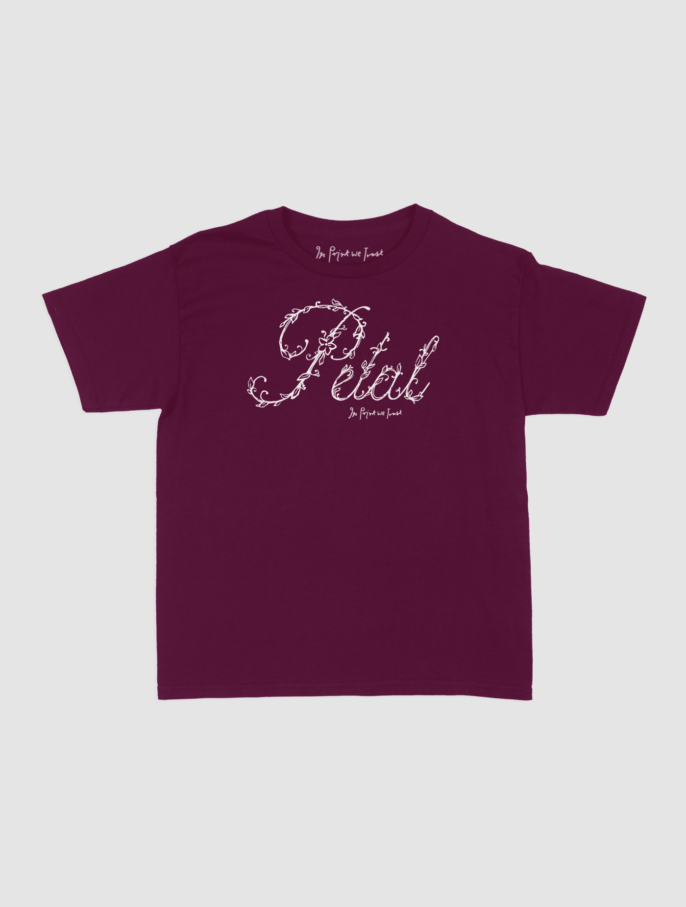 petal baby tee - In Print We Trust