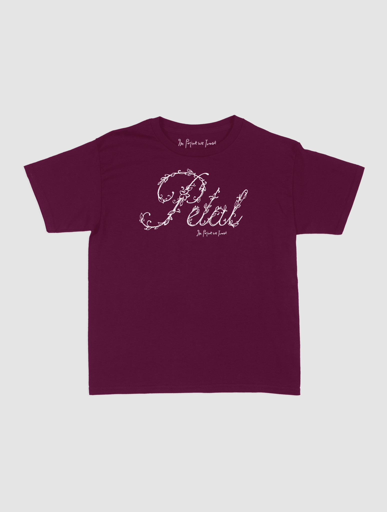petal baby tee - In Print We Trust