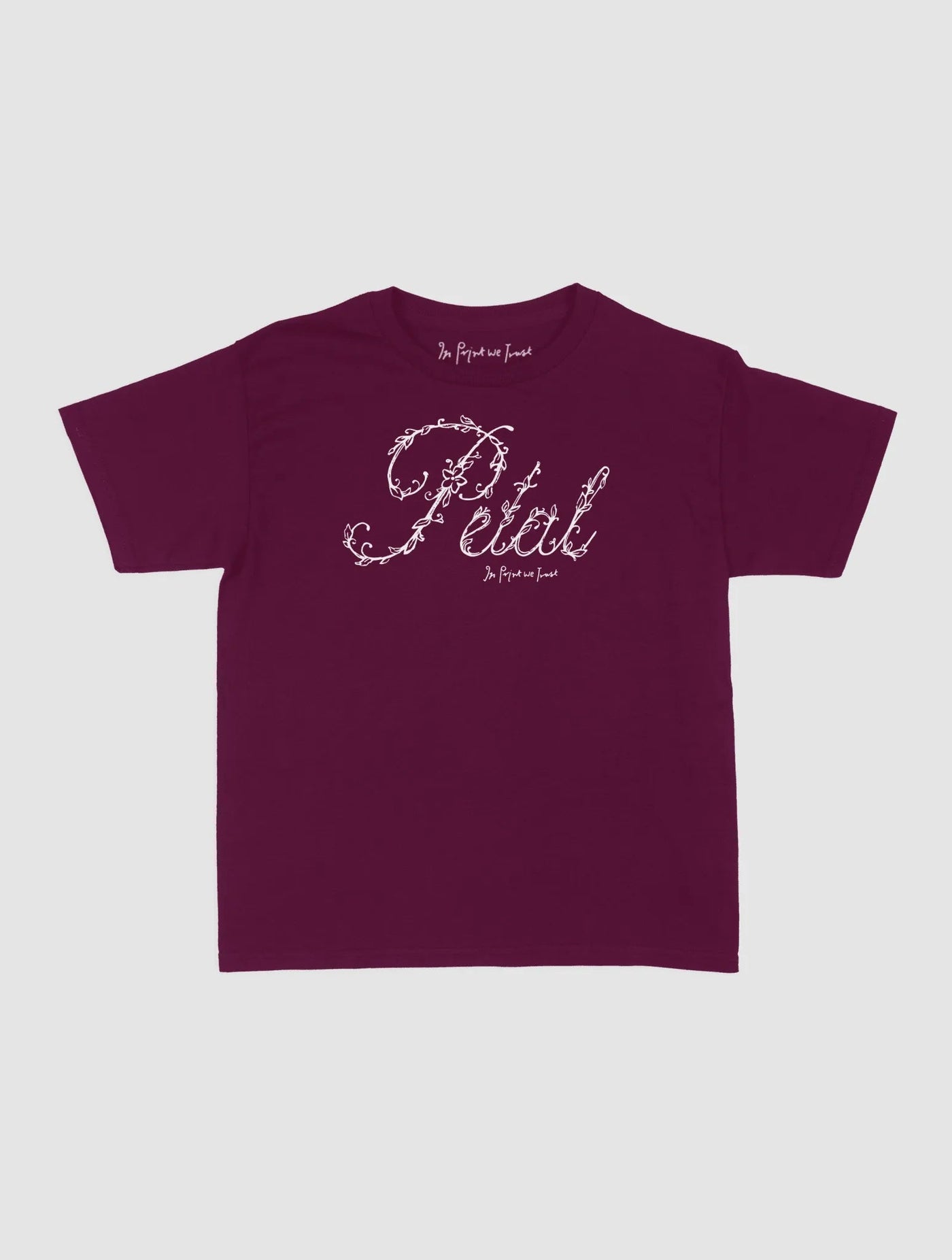 petal baby tee - In Print We Trust