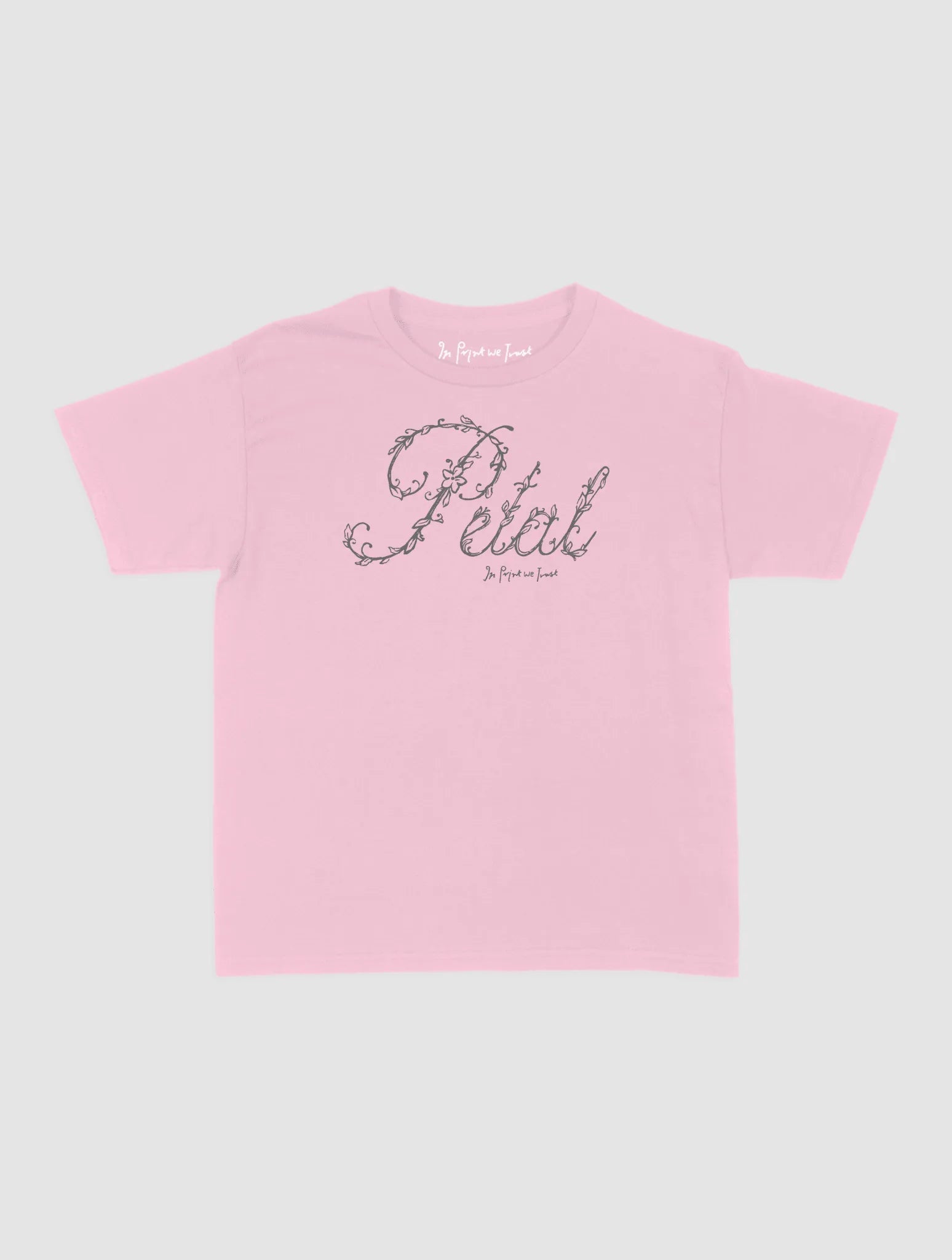 petal baby tee - In Print We Trust