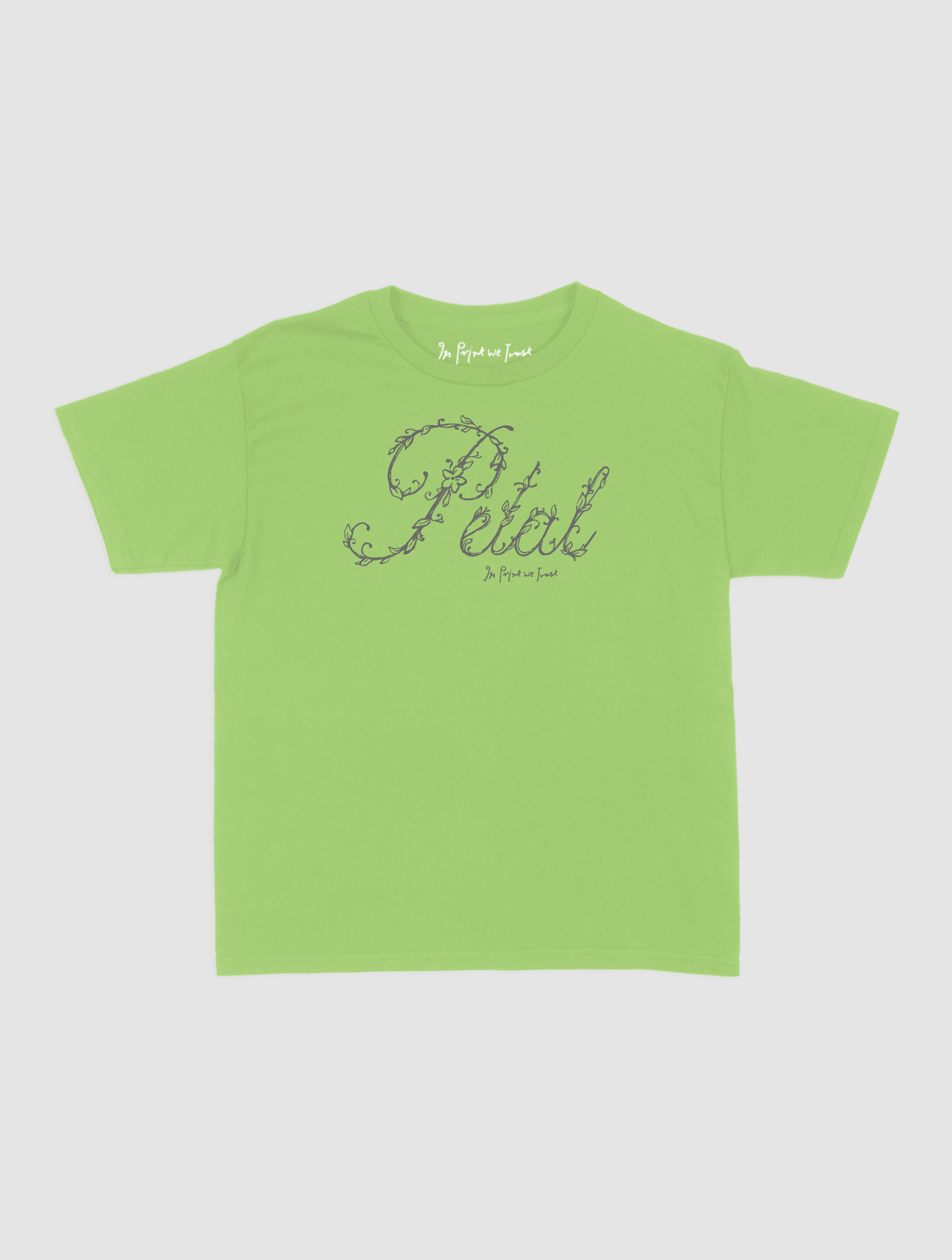 petal baby tee - In Print We Trust
