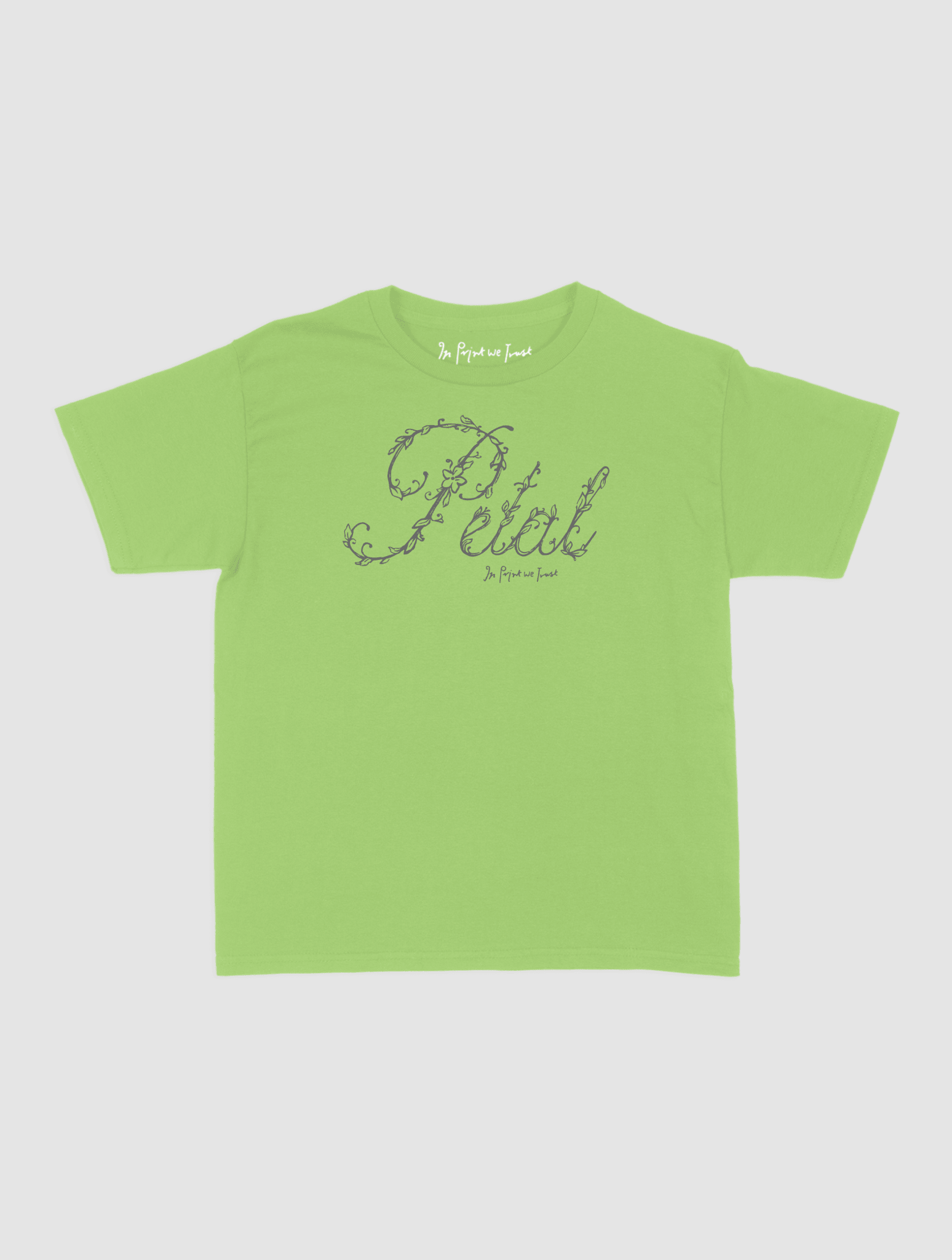 petal baby tee - In Print We Trust