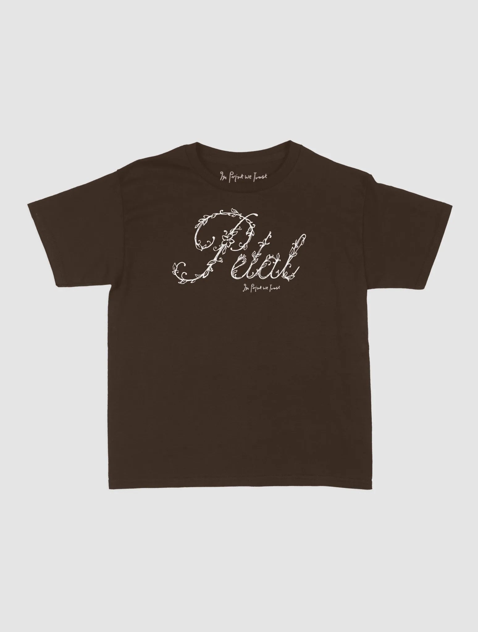 petal baby tee - In Print We Trust