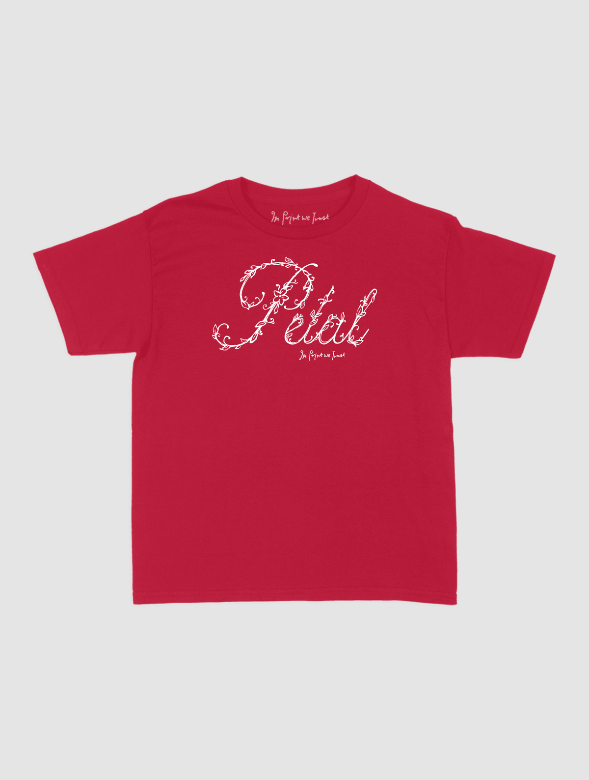 petal baby tee - In Print We Trust