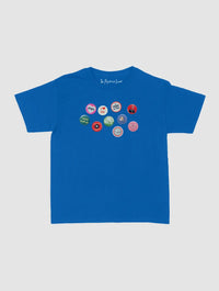 pin badge baby tee - In Print We Trust