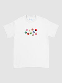 pin badge classic tee - In Print We Trust