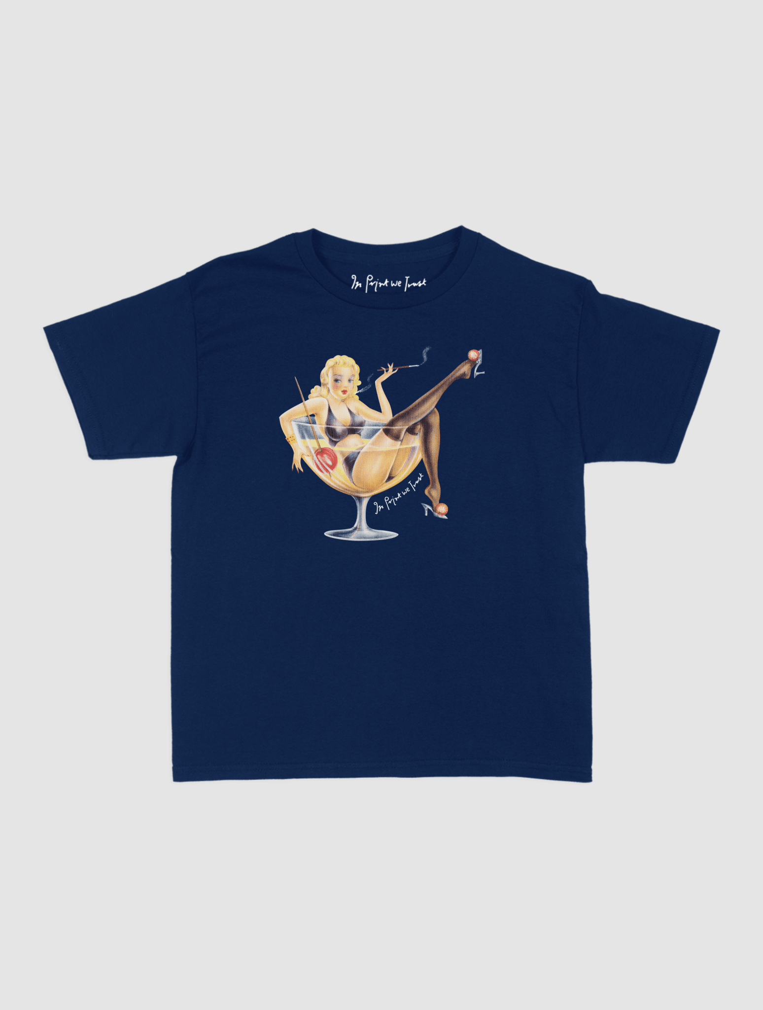 pin up baby tee - In Print We Trust