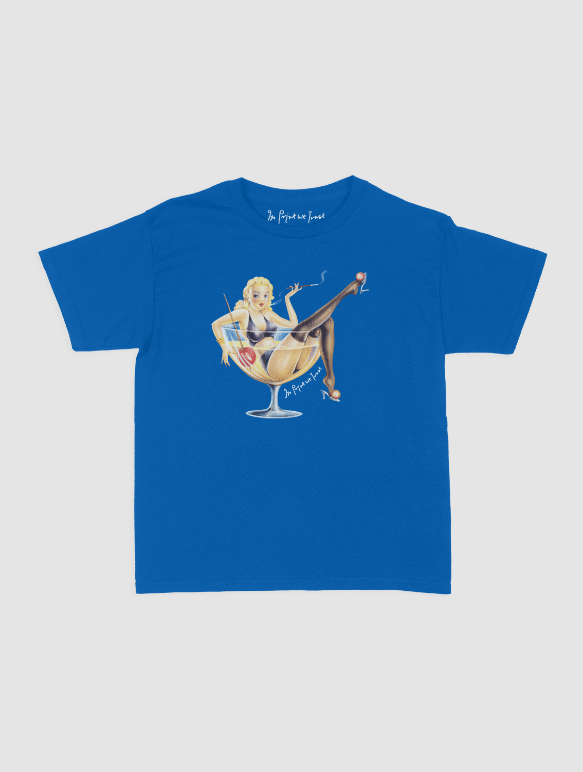 pin up baby tee - In Print We Trust