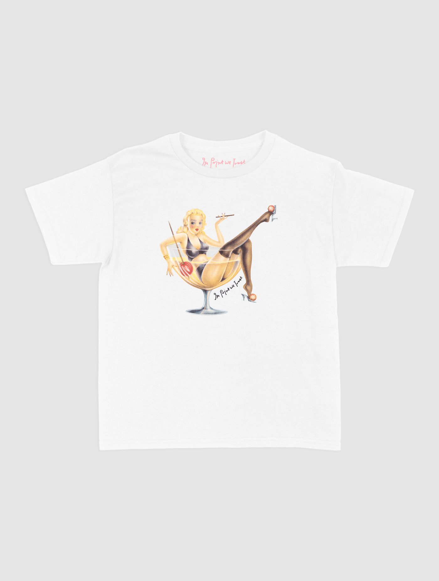 pin up baby tee - In Print We Trust
