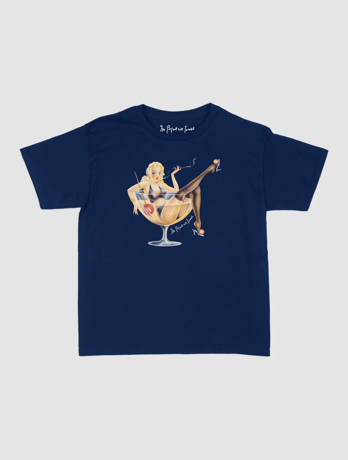 pin up baby tee - In Print We Trust