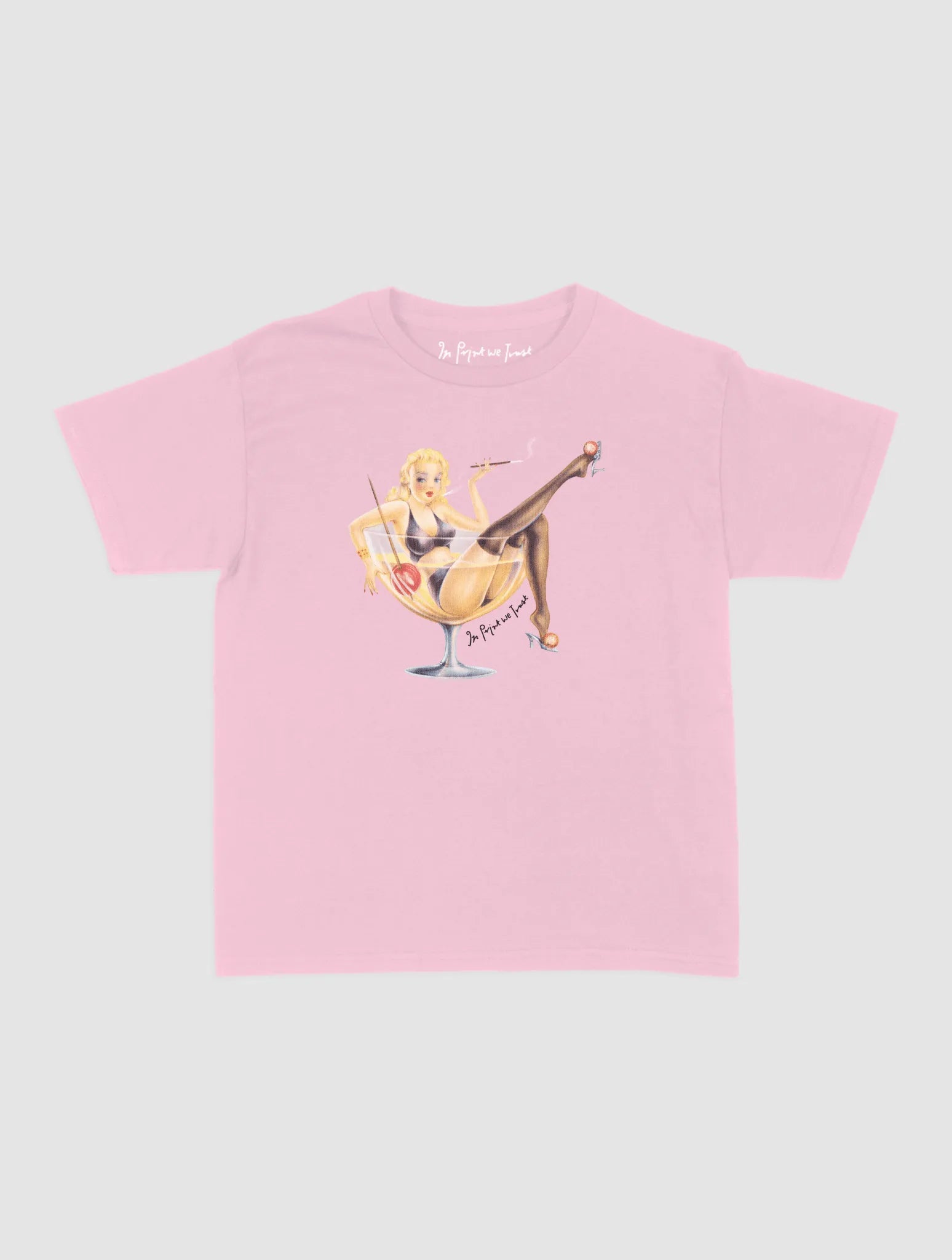 pin up baby tee - In Print We Trust