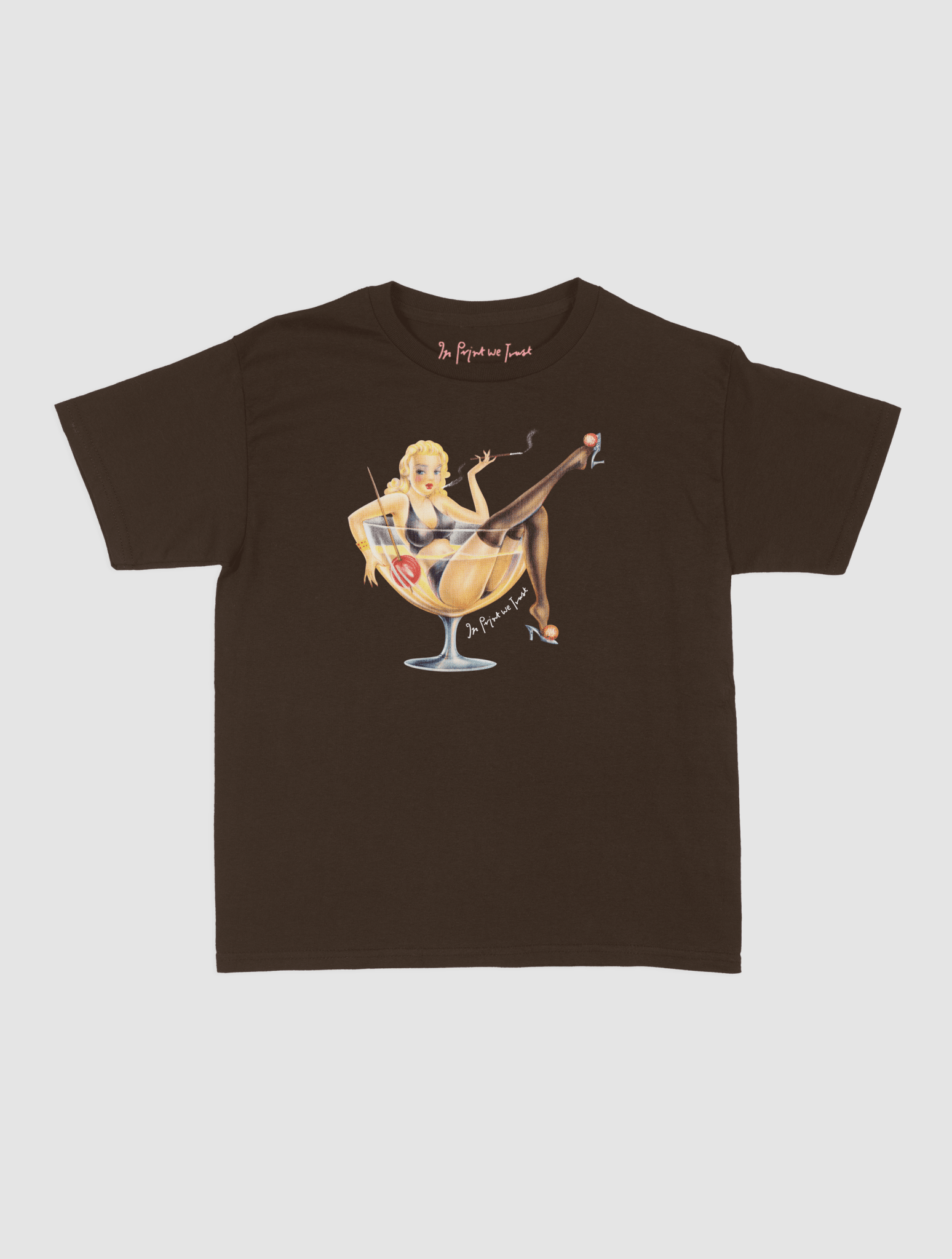 pin up baby tee - In Print We Trust
