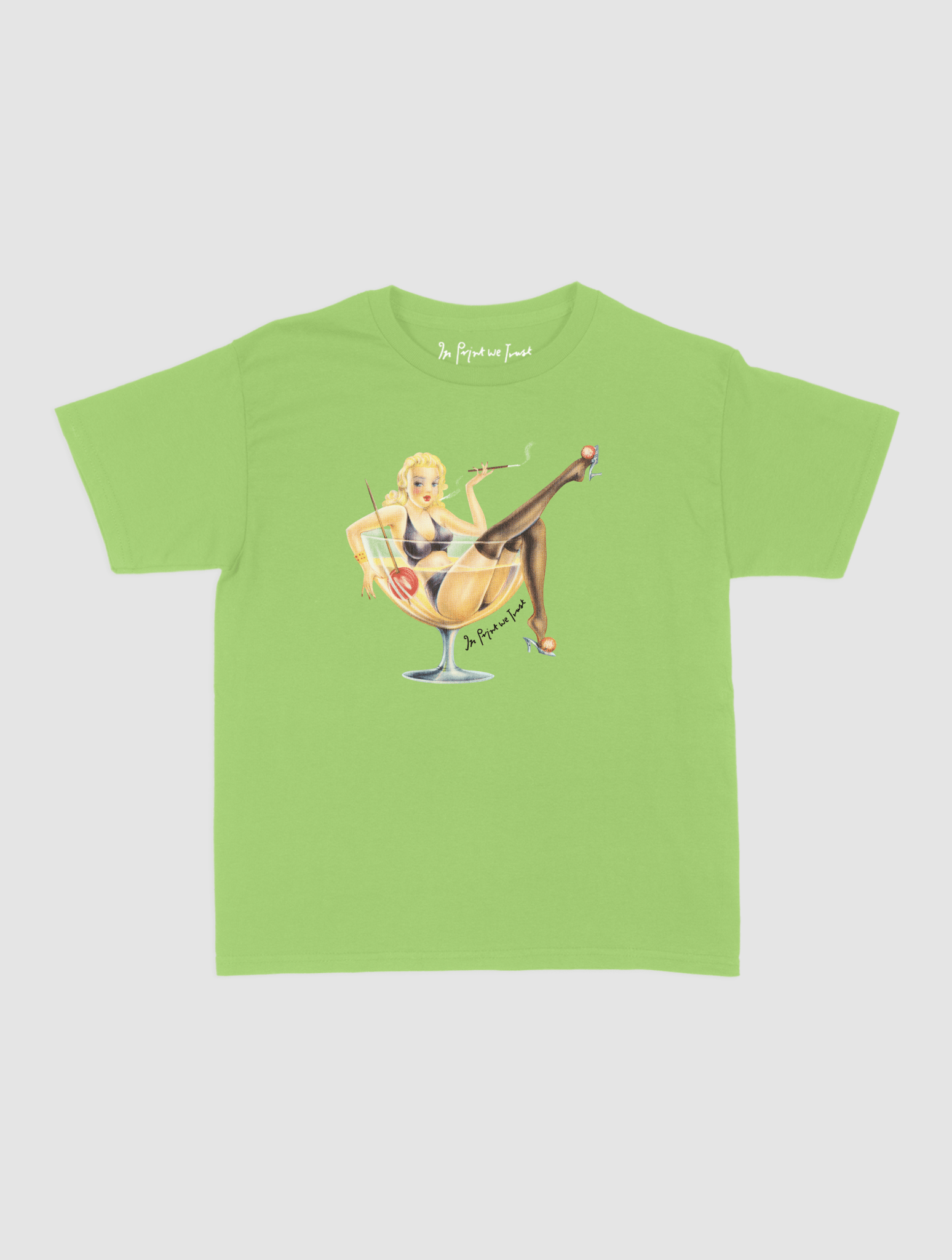 pin up baby tee - In Print We Trust
