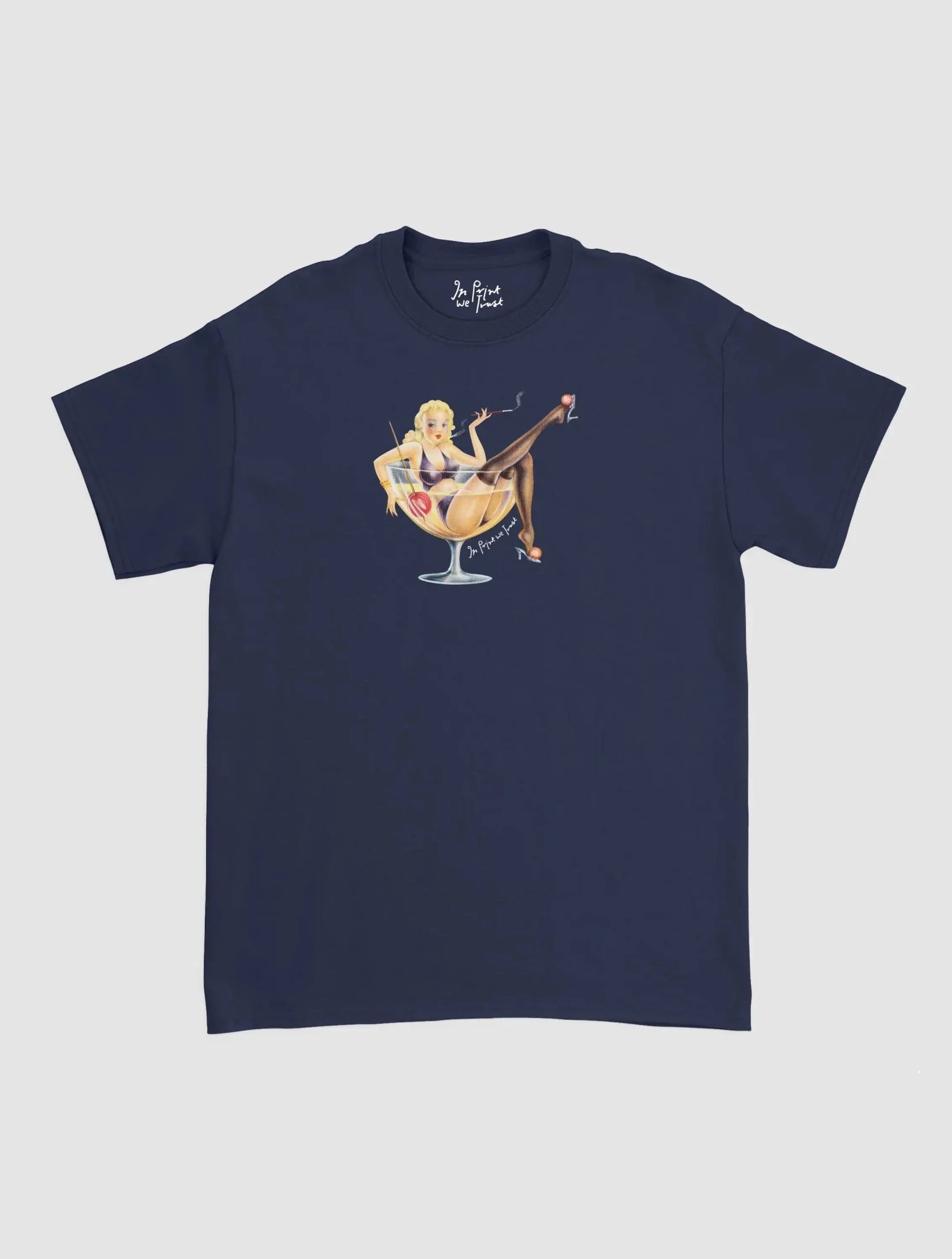 pin up classic tee - In Print We Trust