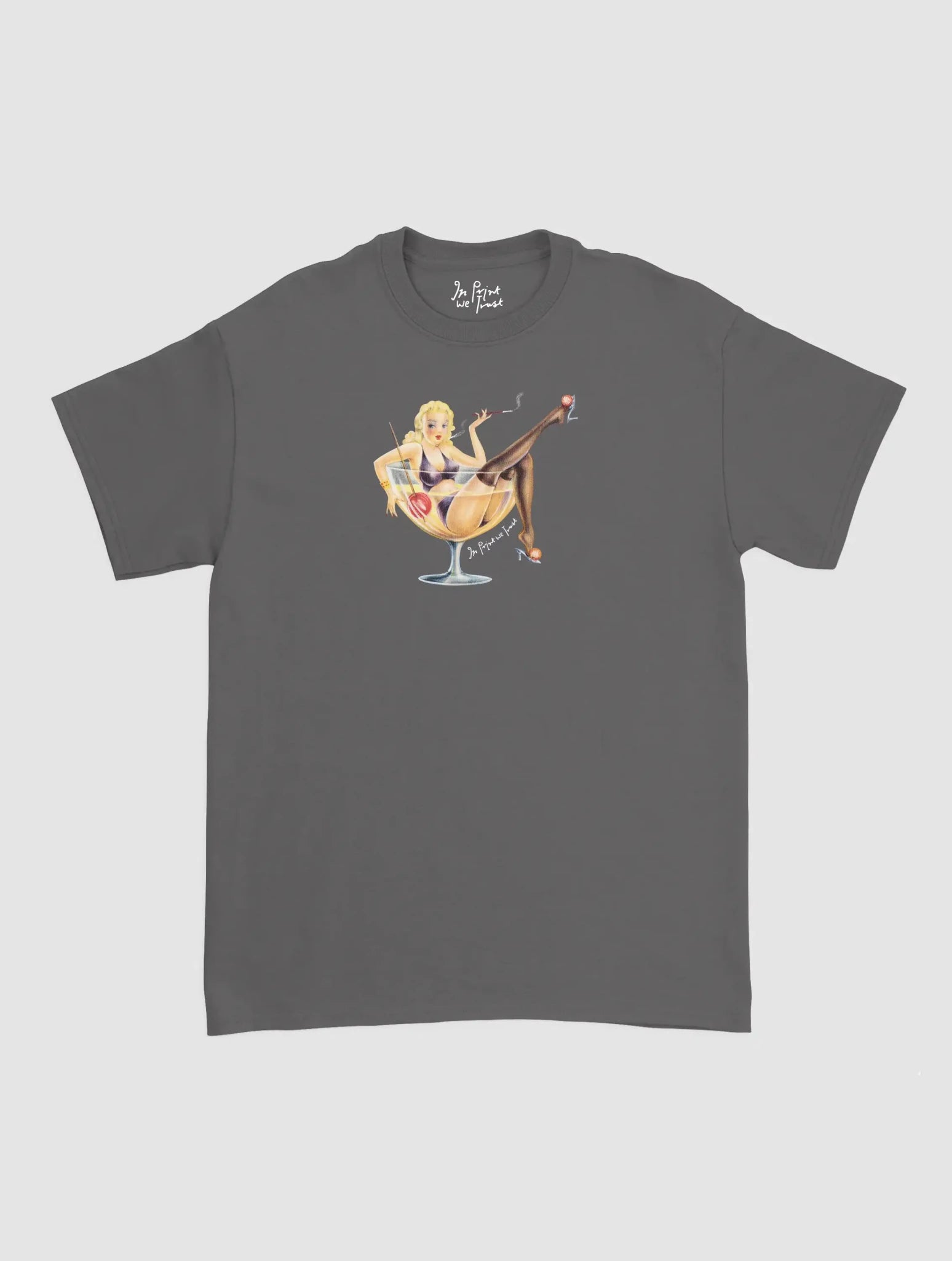 pin up classic tee - In Print We Trust