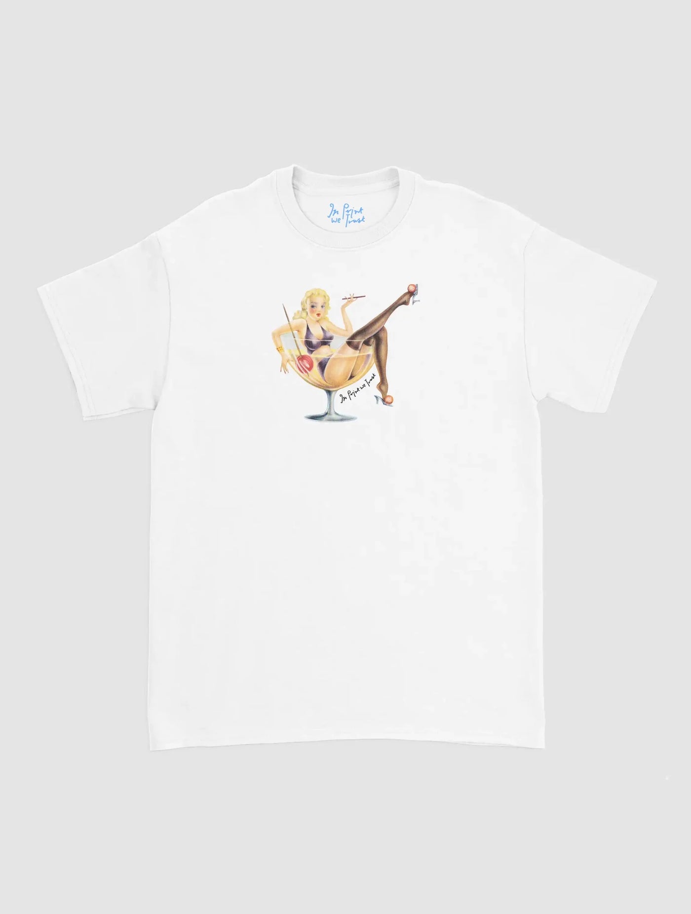 pin up classic tee - In Print We Trust