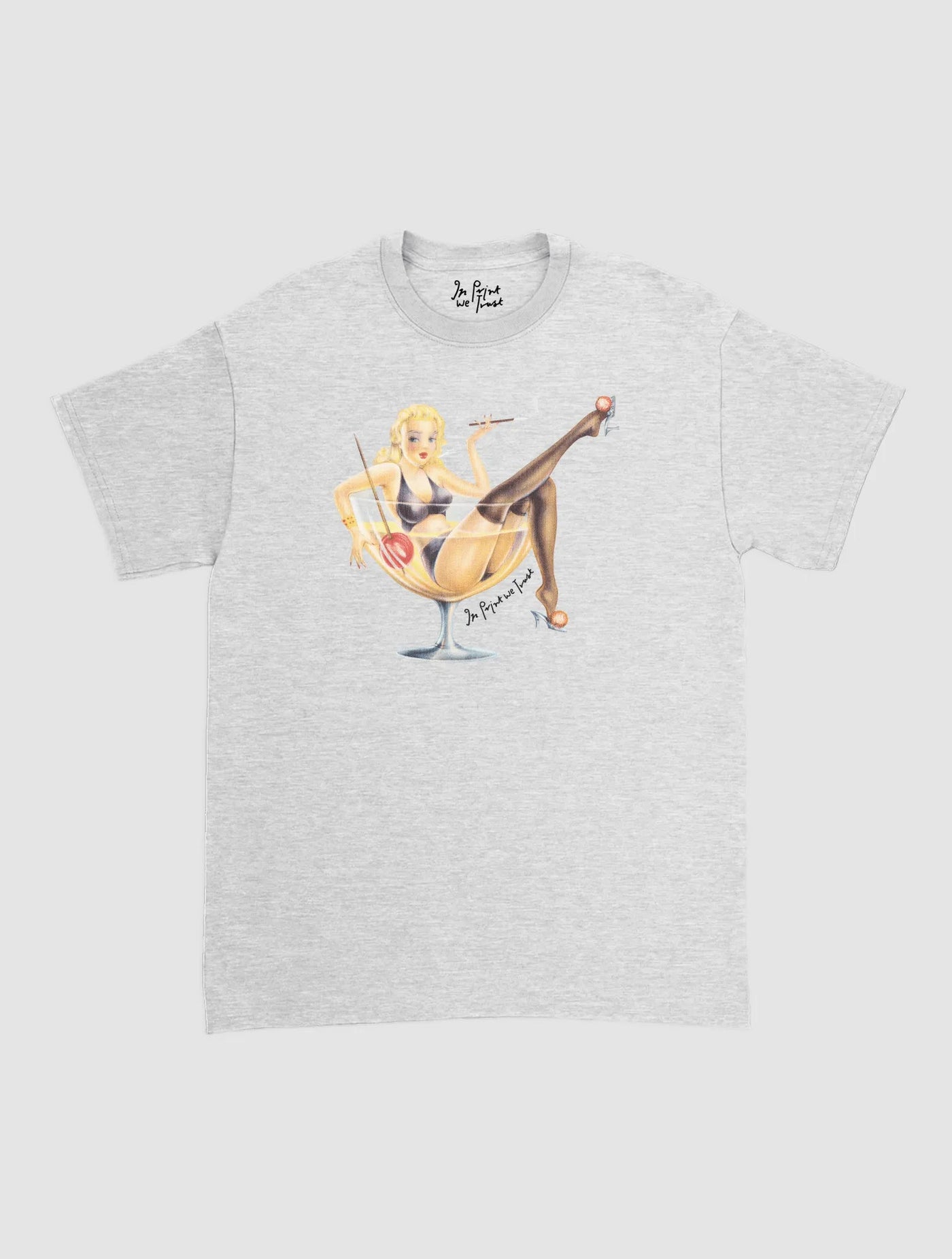 pin up classic tee - In Print We Trust