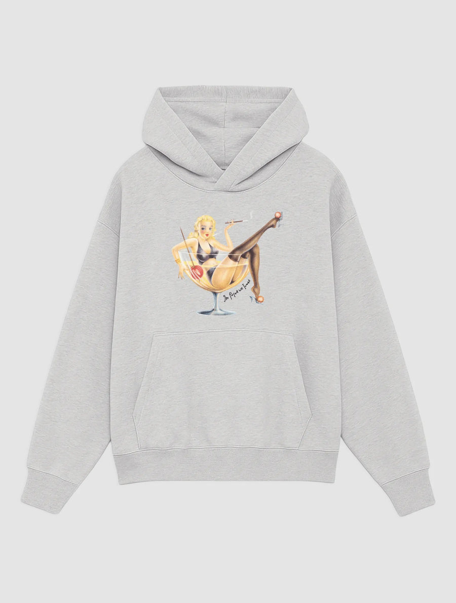 pin-up grey hoodie - In Print We Trust