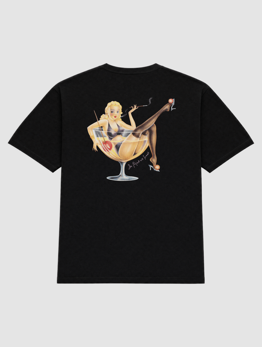 pin - up heavyweight tee - In Print We Trust