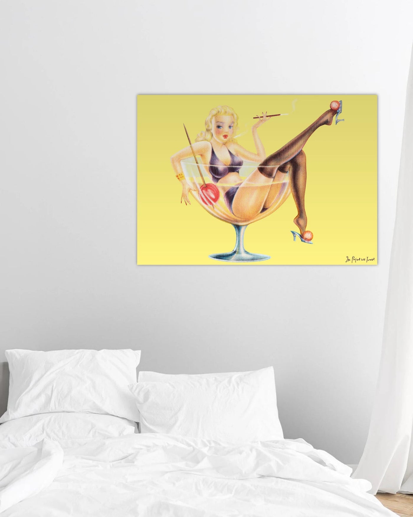 pin-up poster print - In Print We Trust