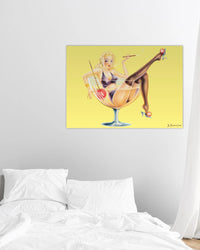 pin-up poster print - In Print We Trust