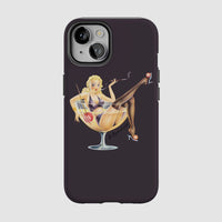 pin up tough iPhone case - In Print We Trust