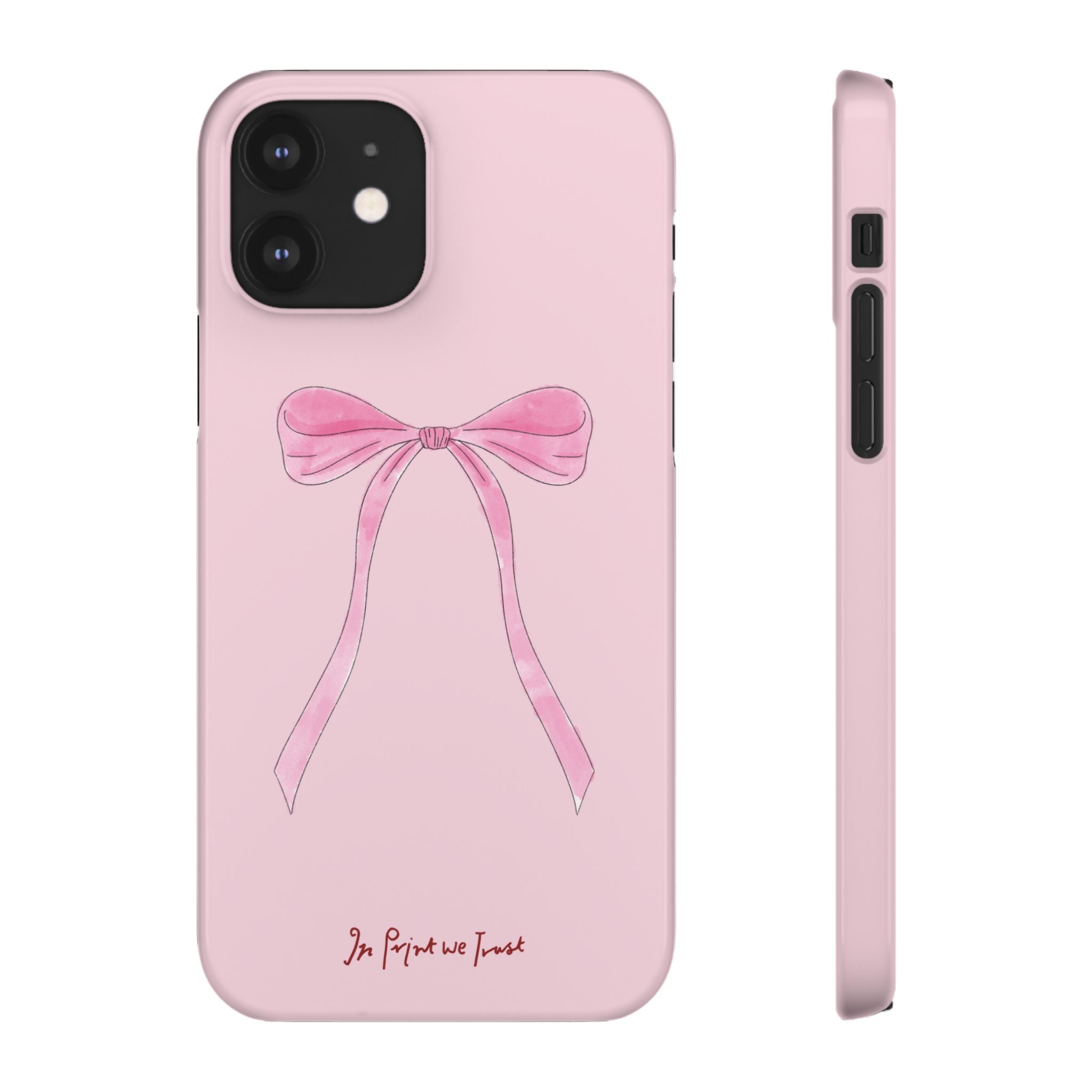 pink ribbon iPhone case - In Print We Trust