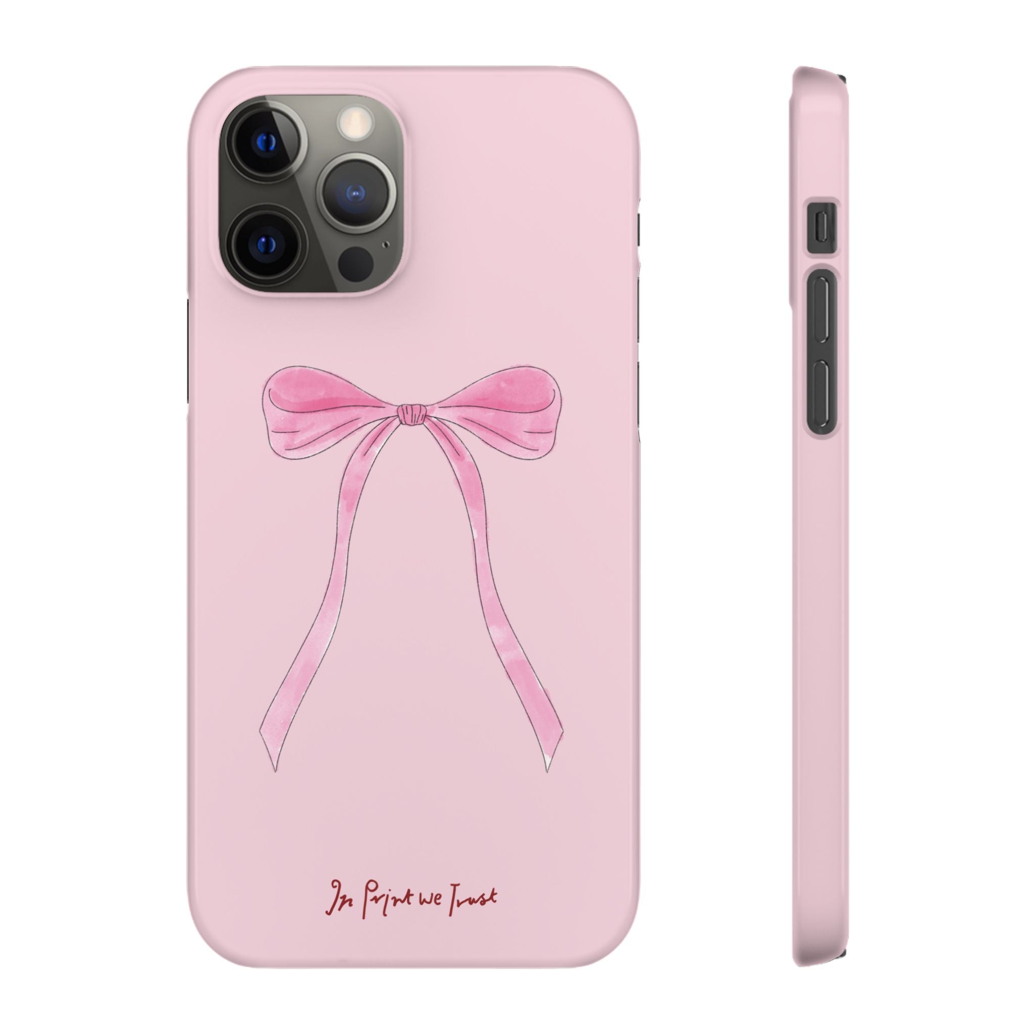 pink ribbon iPhone case - In Print We Trust