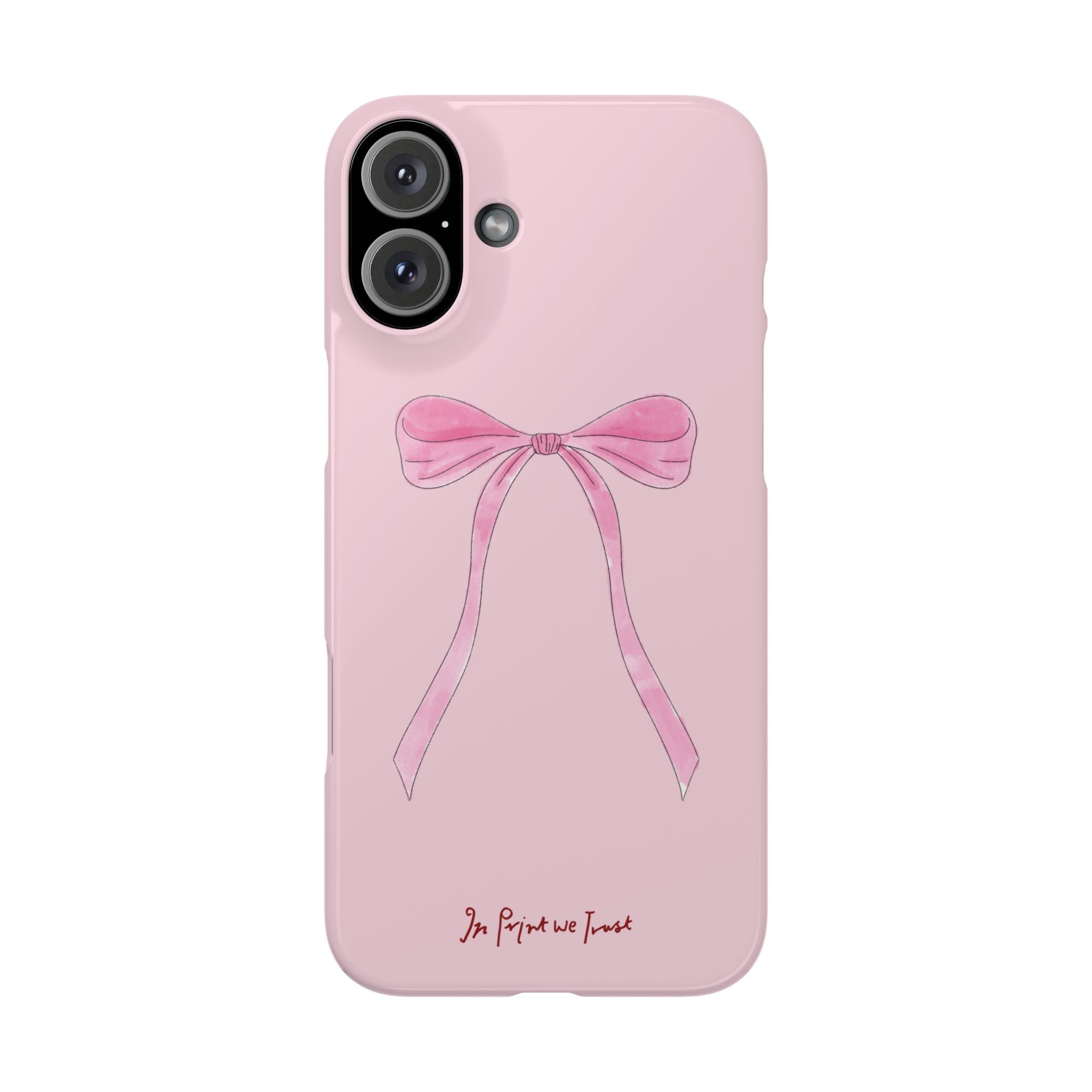 pink ribbon iPhone case - In Print We Trust