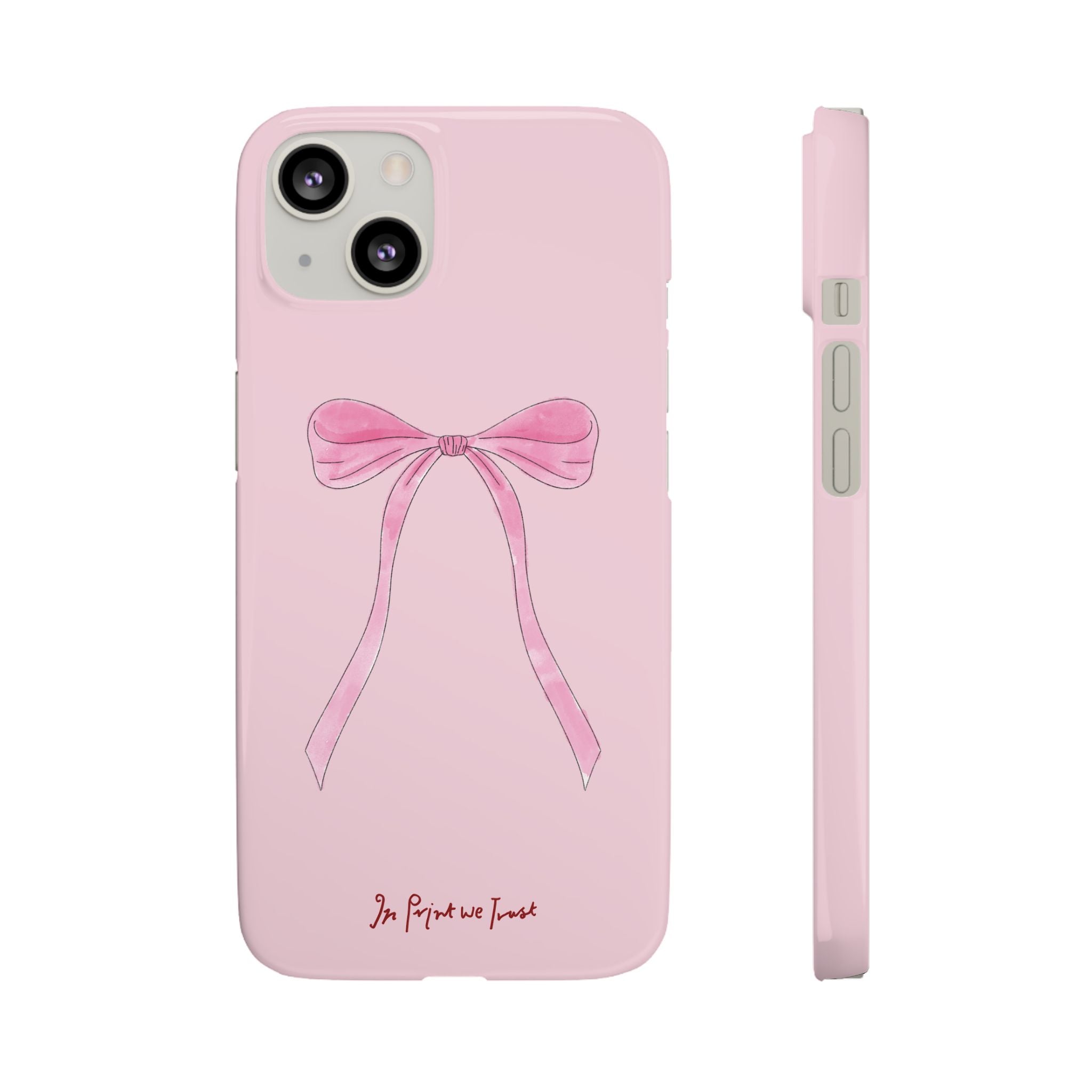 pink ribbon iPhone case - In Print We Trust