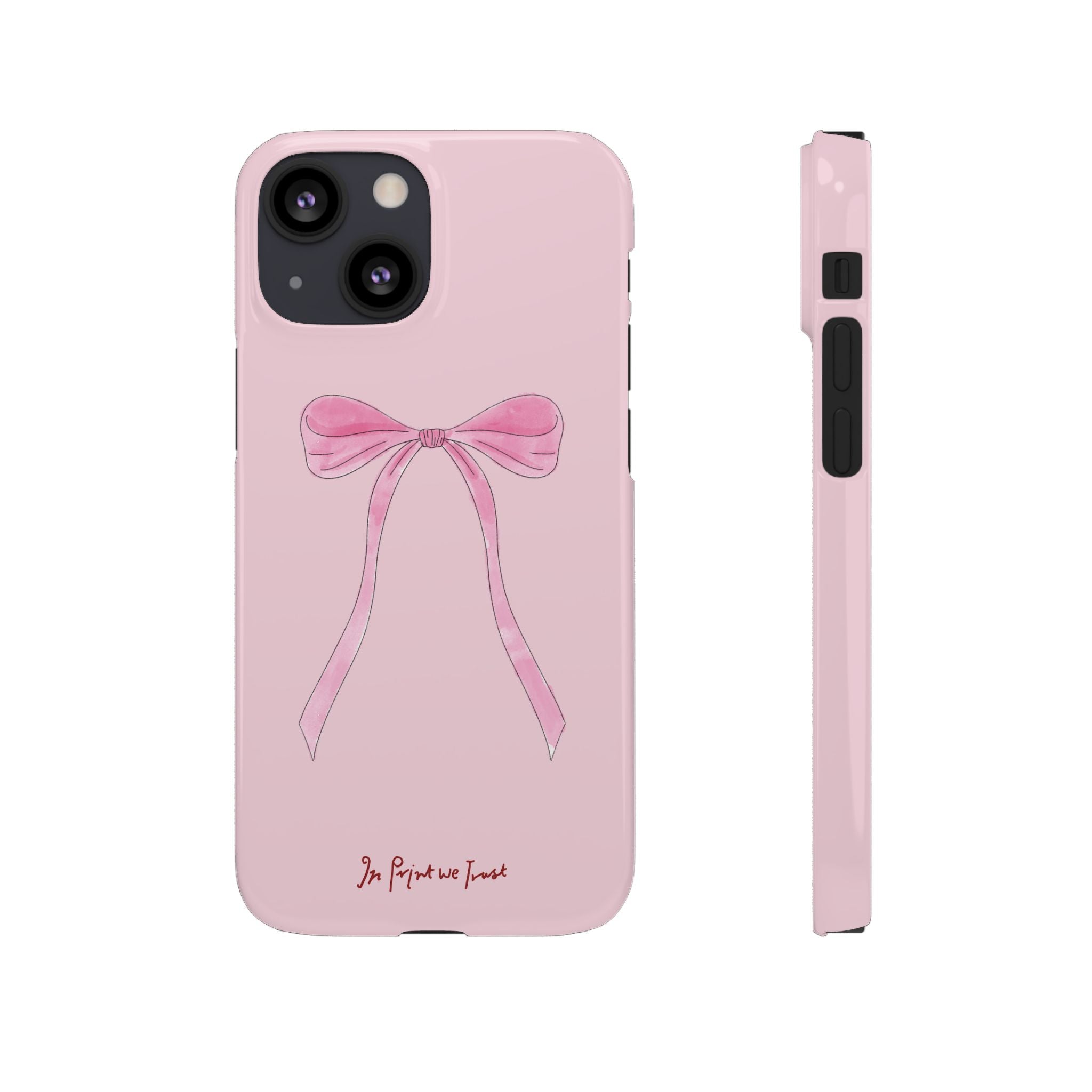 pink ribbon iPhone case - In Print We Trust