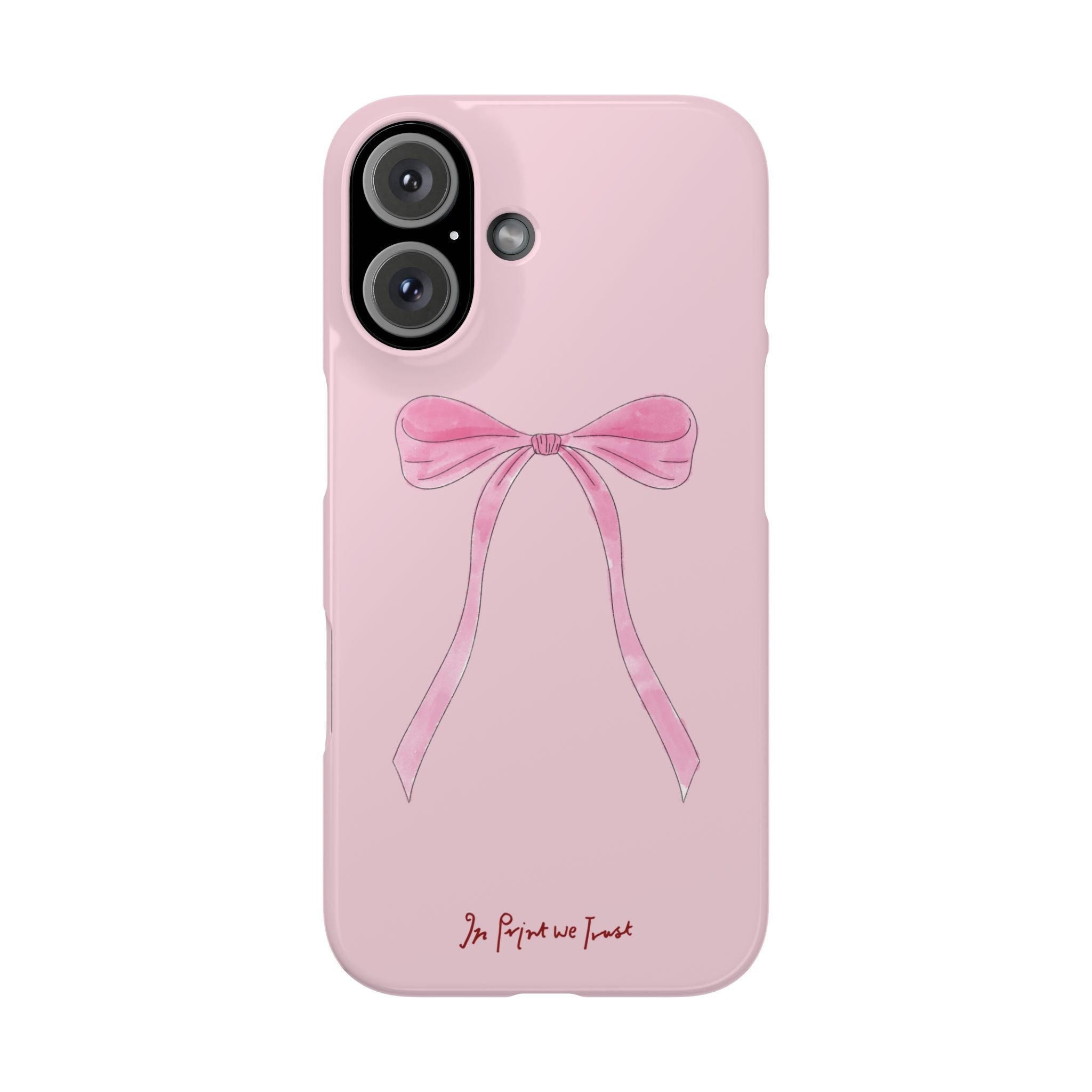 pink ribbon iPhone case - In Print We Trust