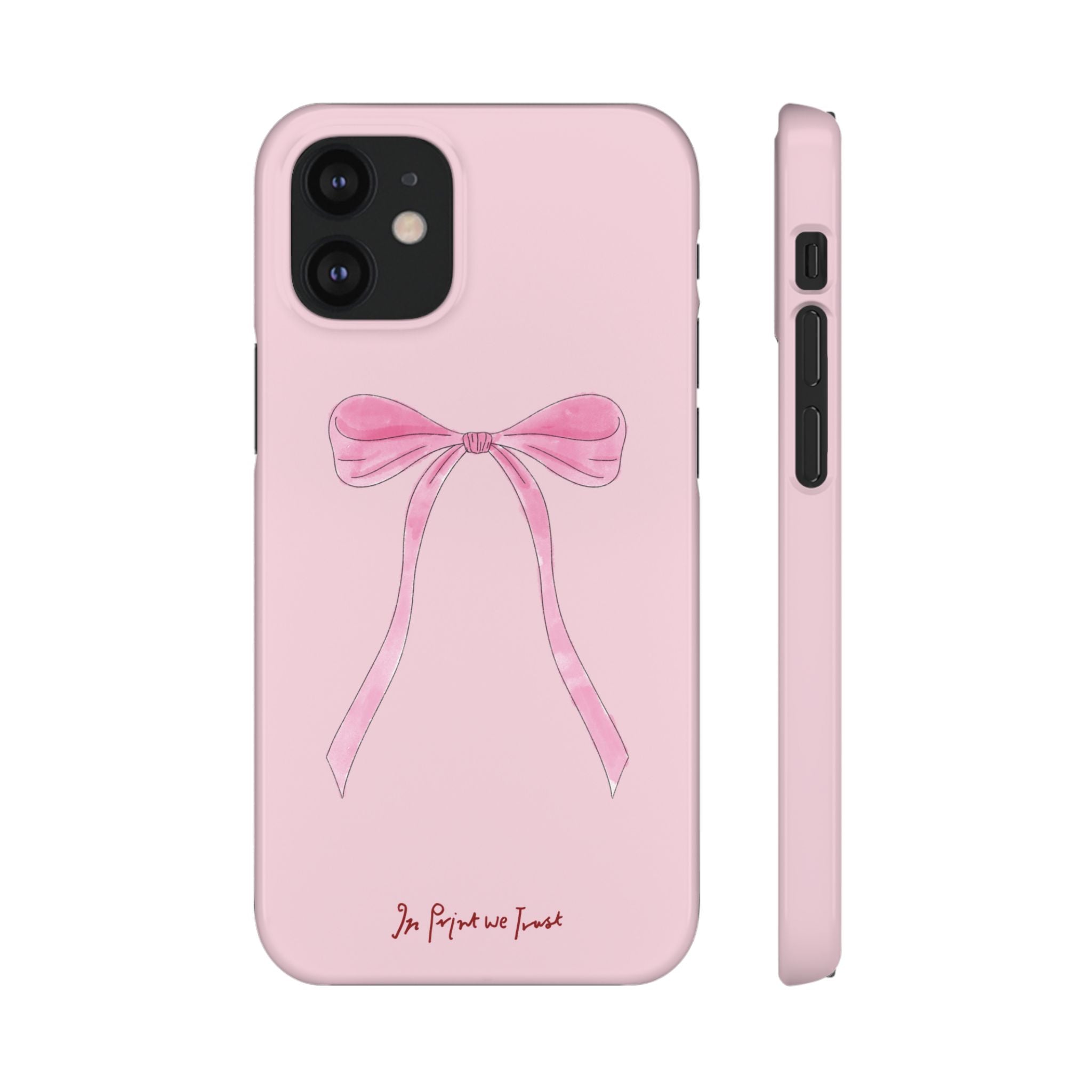 pink ribbon iPhone case - In Print We Trust