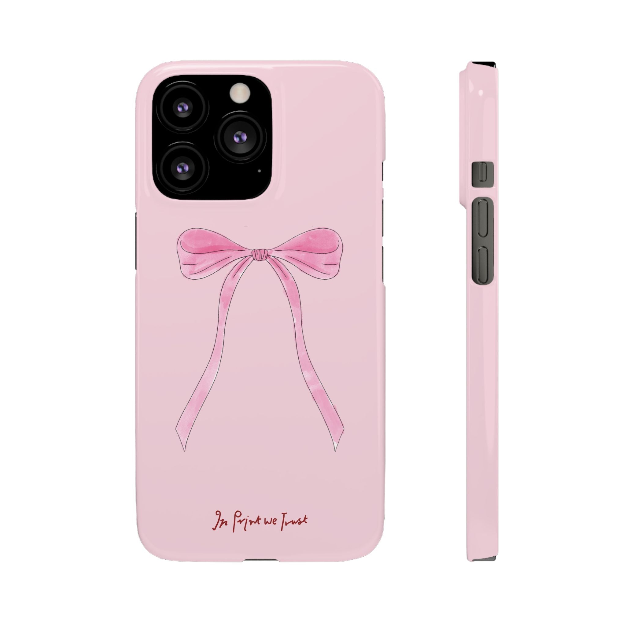 pink ribbon iPhone case - In Print We Trust