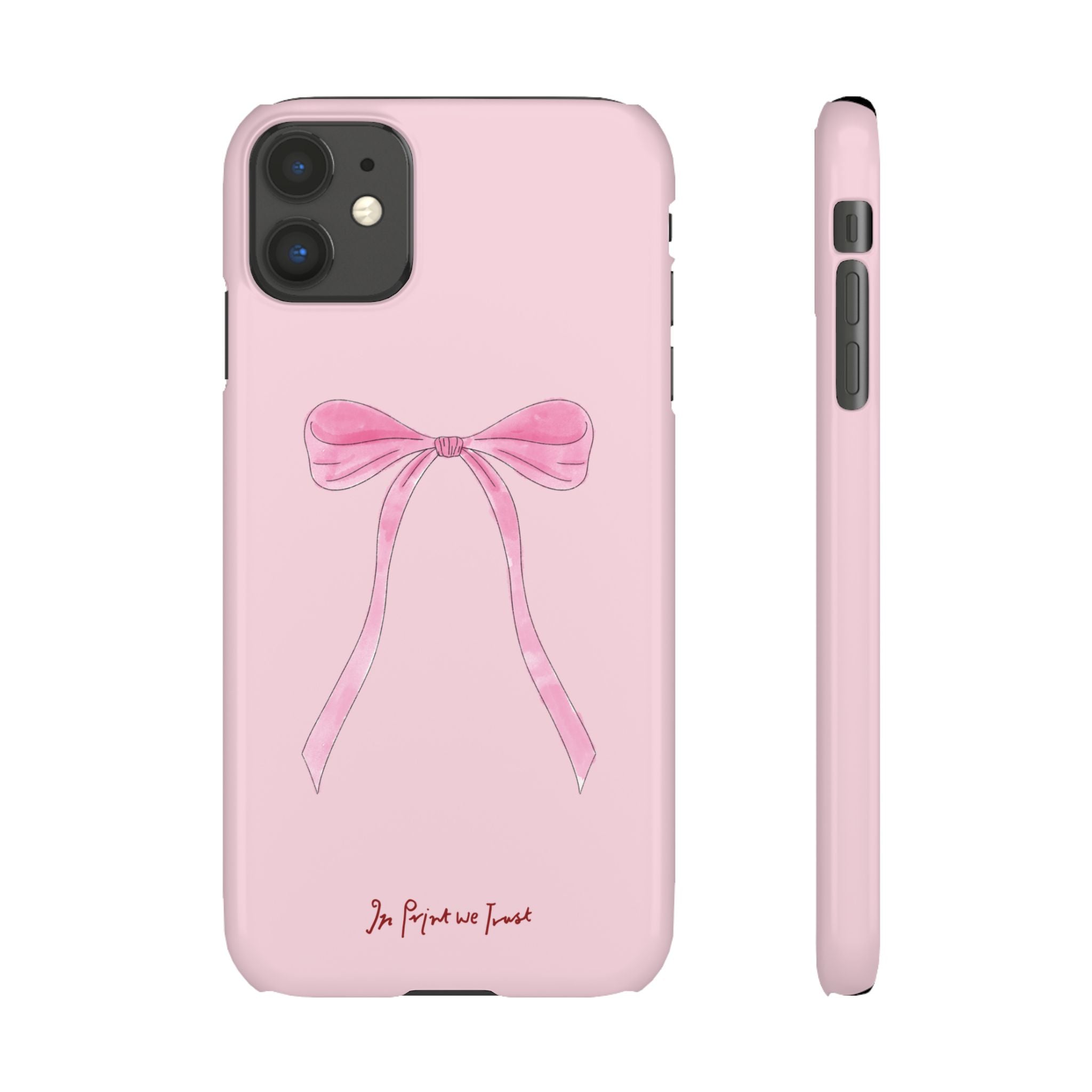 pink ribbon iPhone case - In Print We Trust