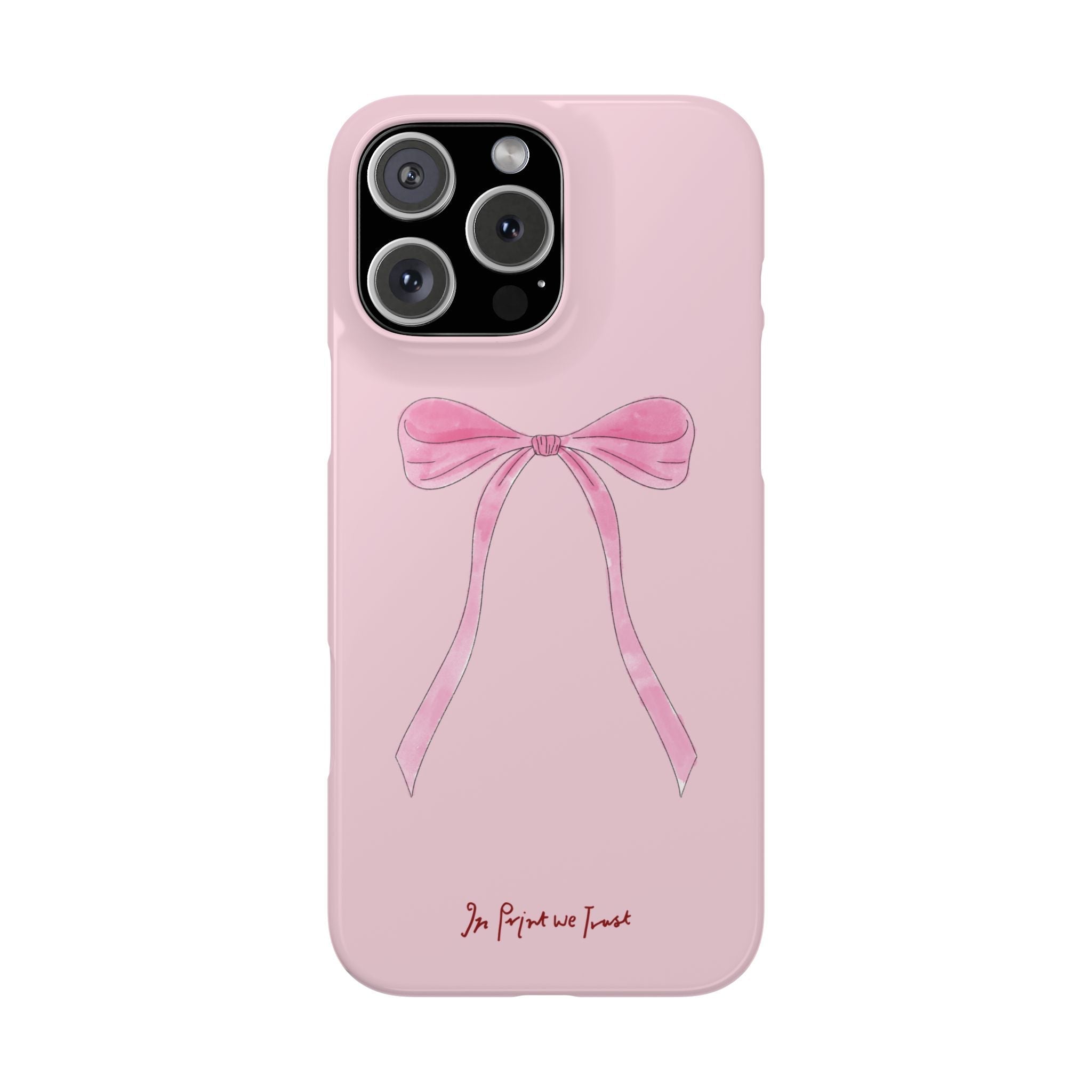 pink ribbon iPhone case - In Print We Trust