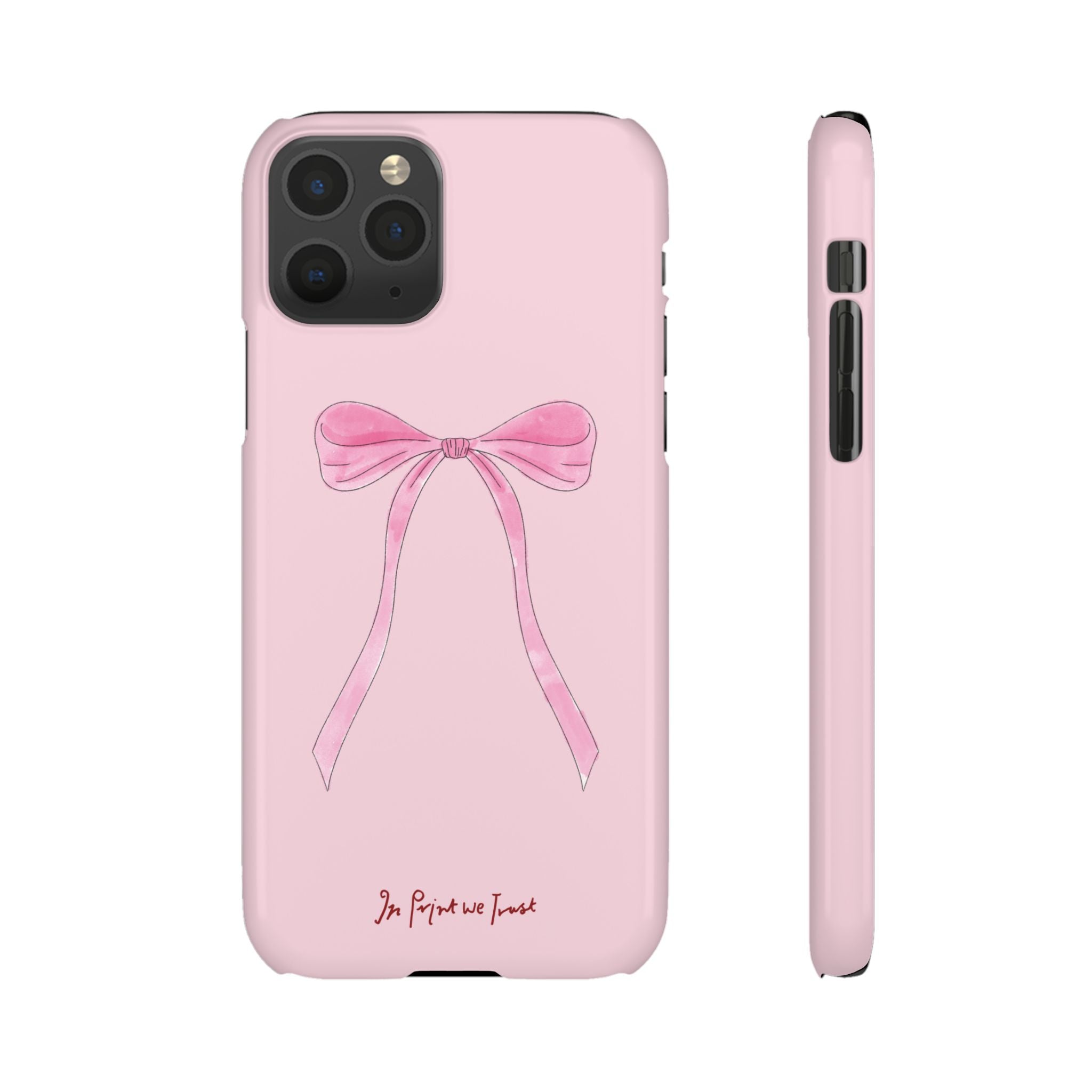 pink ribbon iPhone case - In Print We Trust