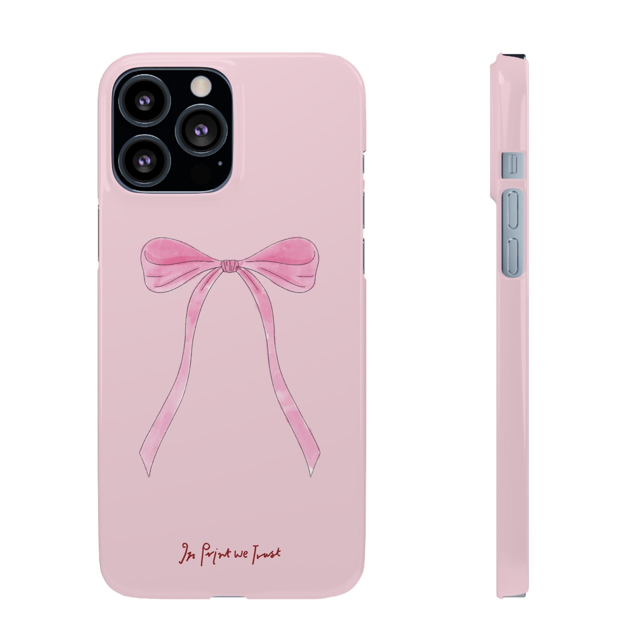 pink ribbon iPhone case - In Print We Trust