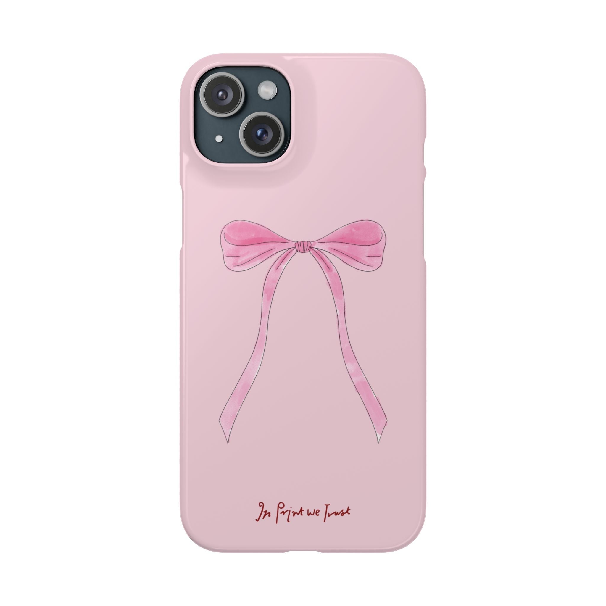 pink ribbon iPhone case - In Print We Trust