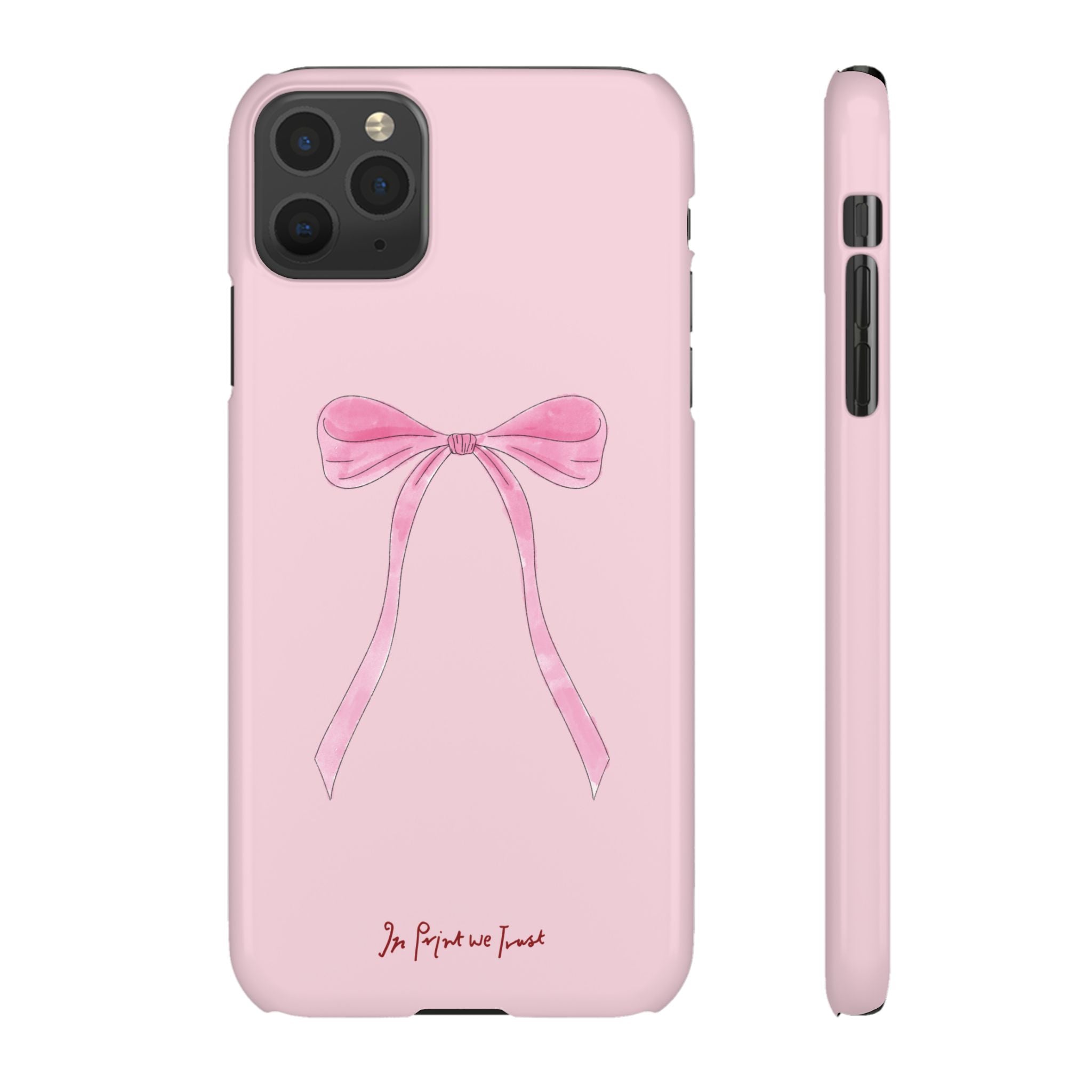 pink ribbon iPhone case - In Print We Trust