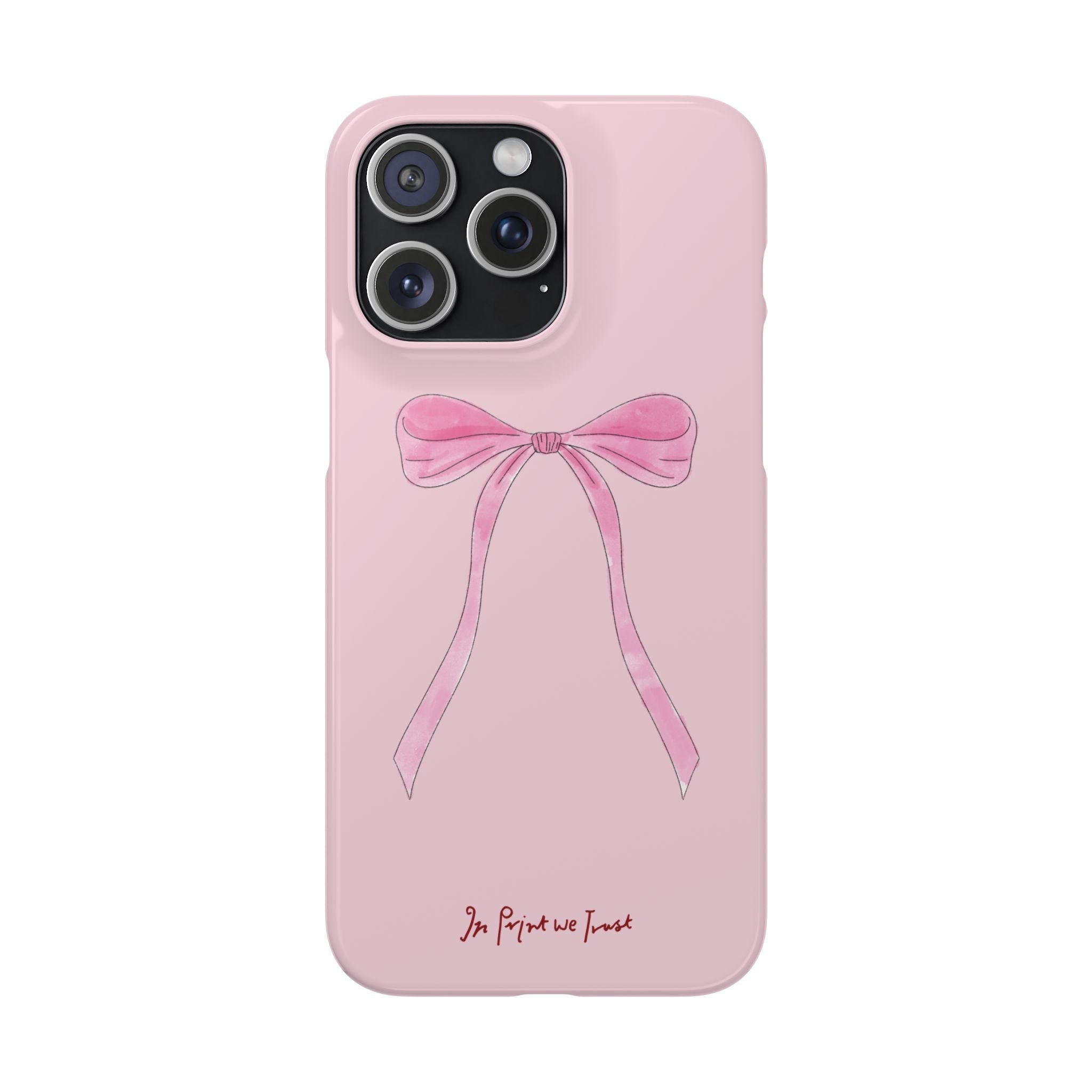 pink ribbon iPhone case - In Print We Trust