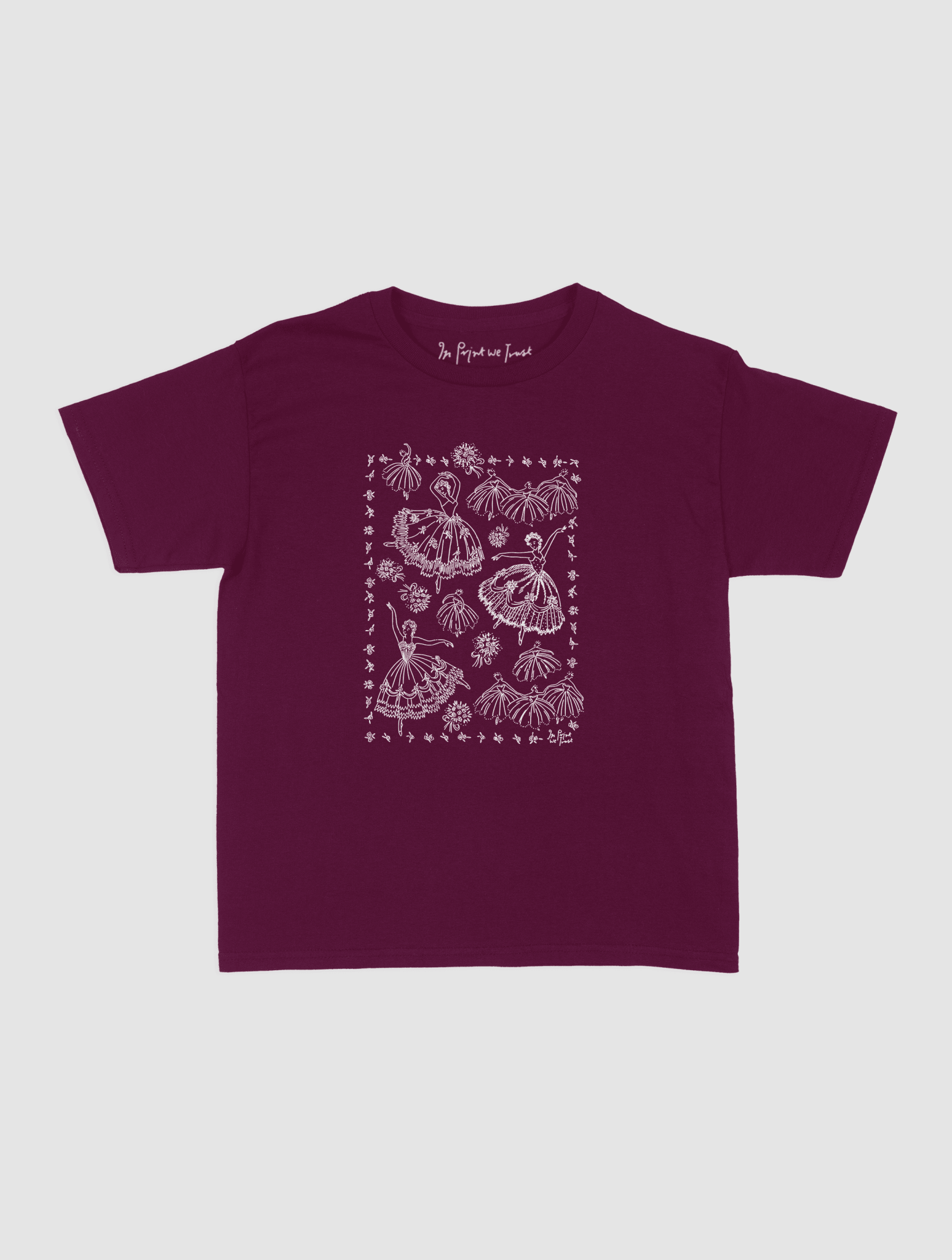 pirouette baby tee - In Print We Trust