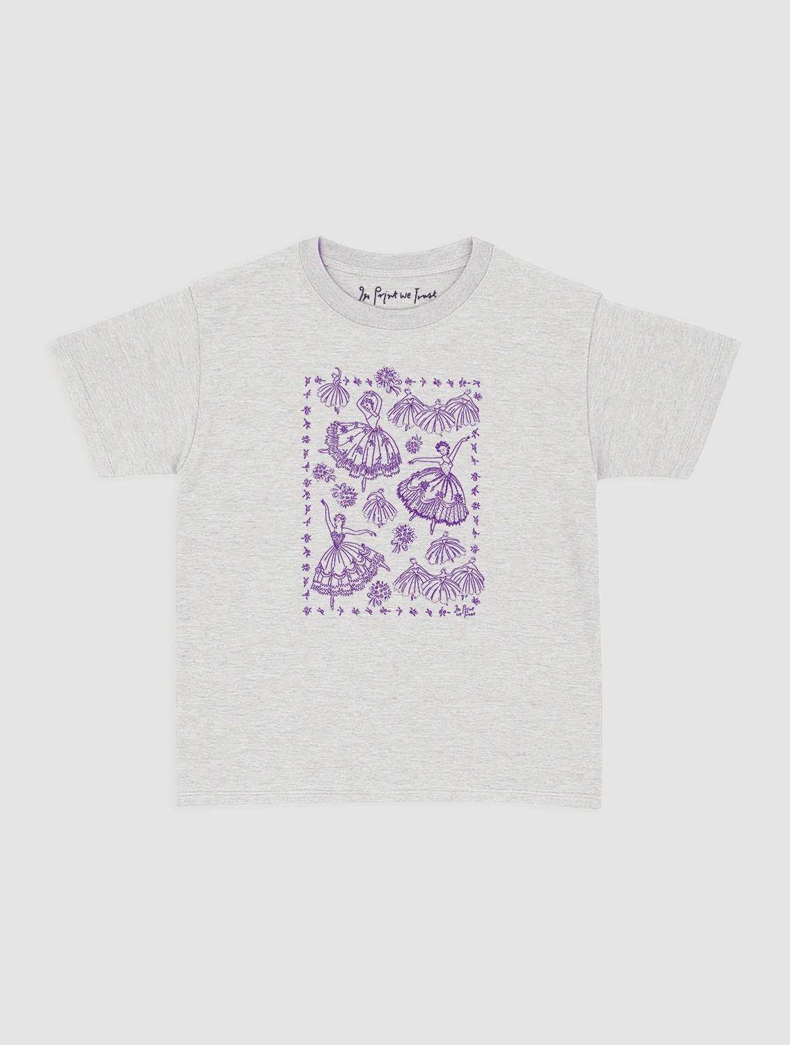 pirouette baby tee - In Print We Trust
