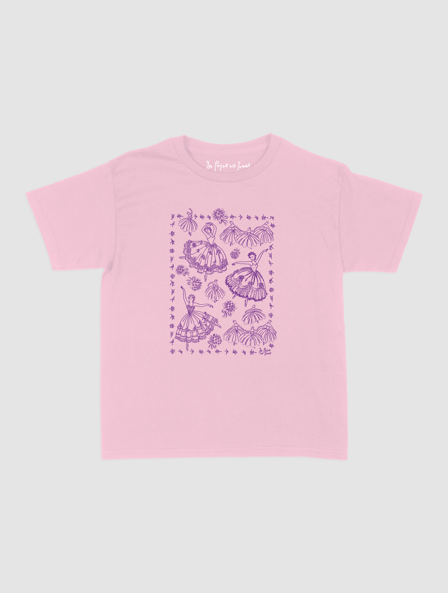 pirouette baby tee - In Print We Trust