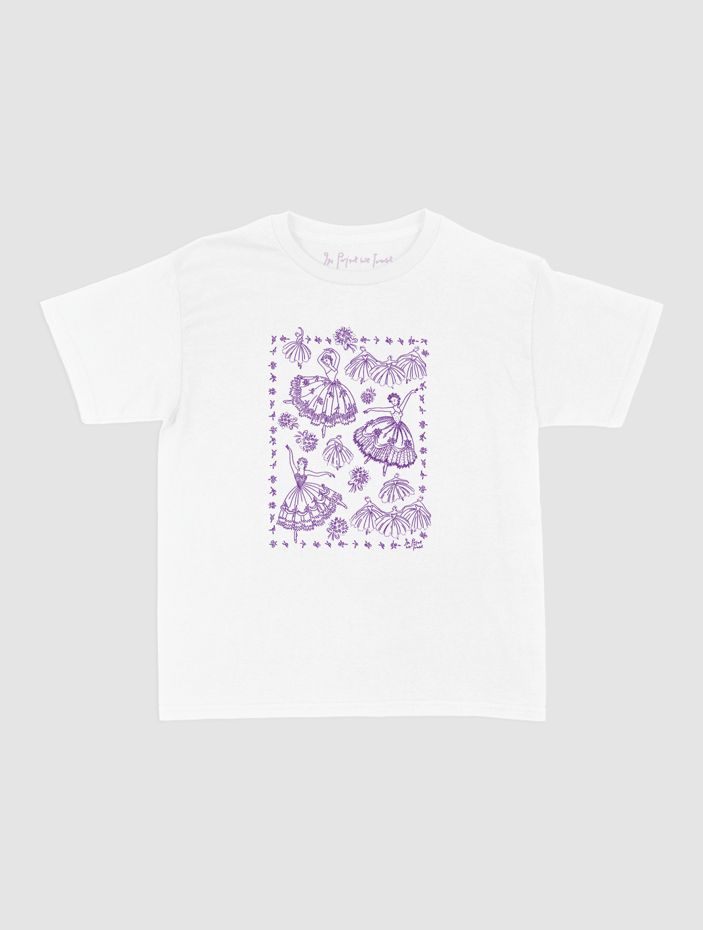 pirouette baby tee - In Print We Trust